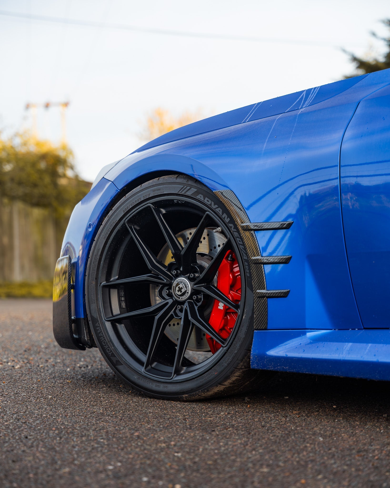 BMW M2 G87 Pre-Preg Carbon Fibre Front Side Fender Trim Spats by FORM (2023+) FORM Industries
