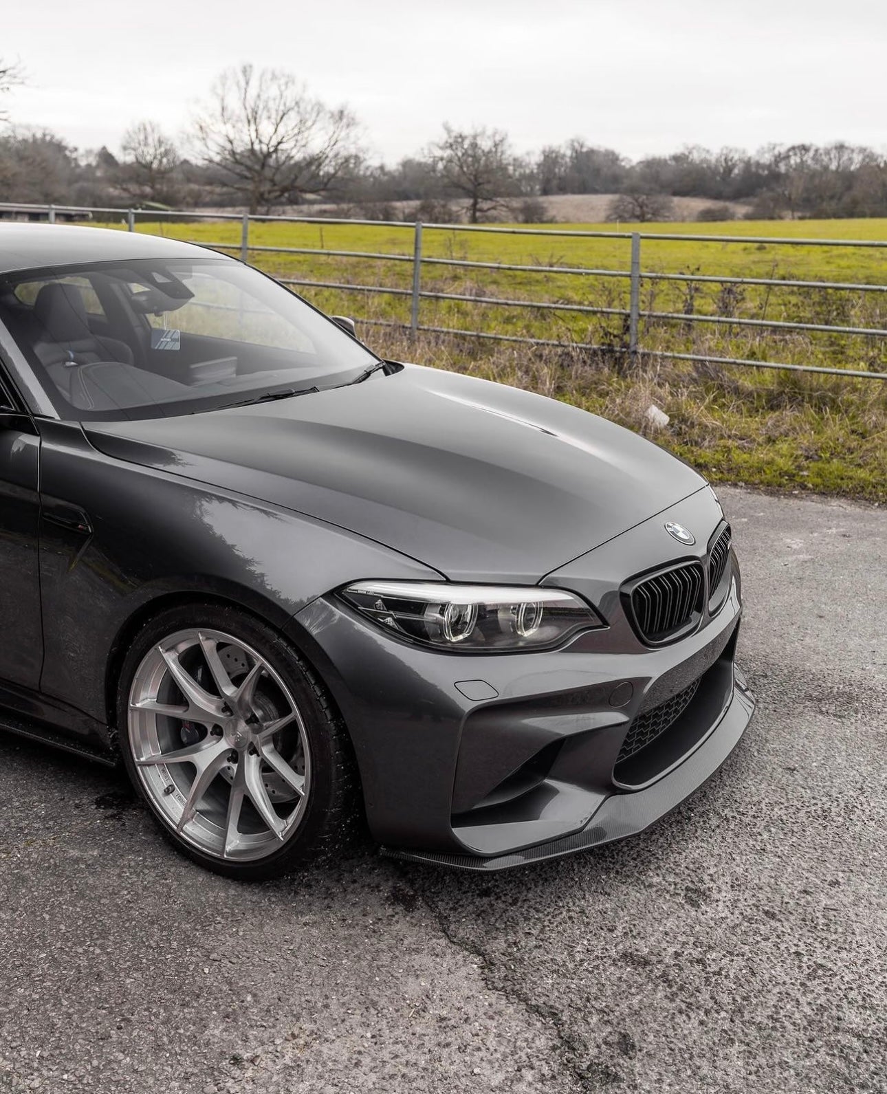 BMW OG M2 F87 Carbon Fibre E-CSL Front Splitter by FORM (2015-2018) FORM Industries