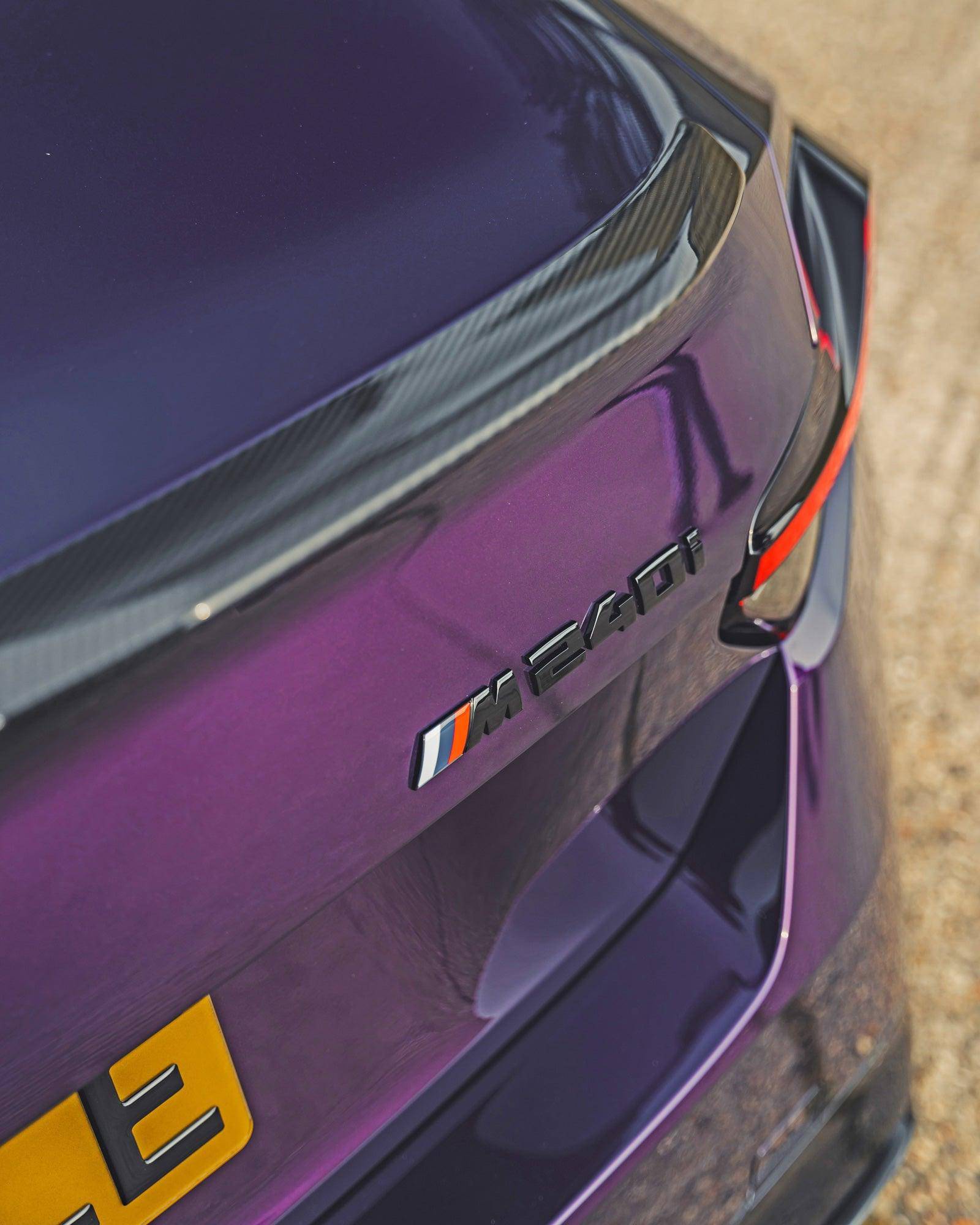 Gloss Black Rear Model Badge for BMW 2 Series M240i by FORM (G42 F22 F23) FORM Industries