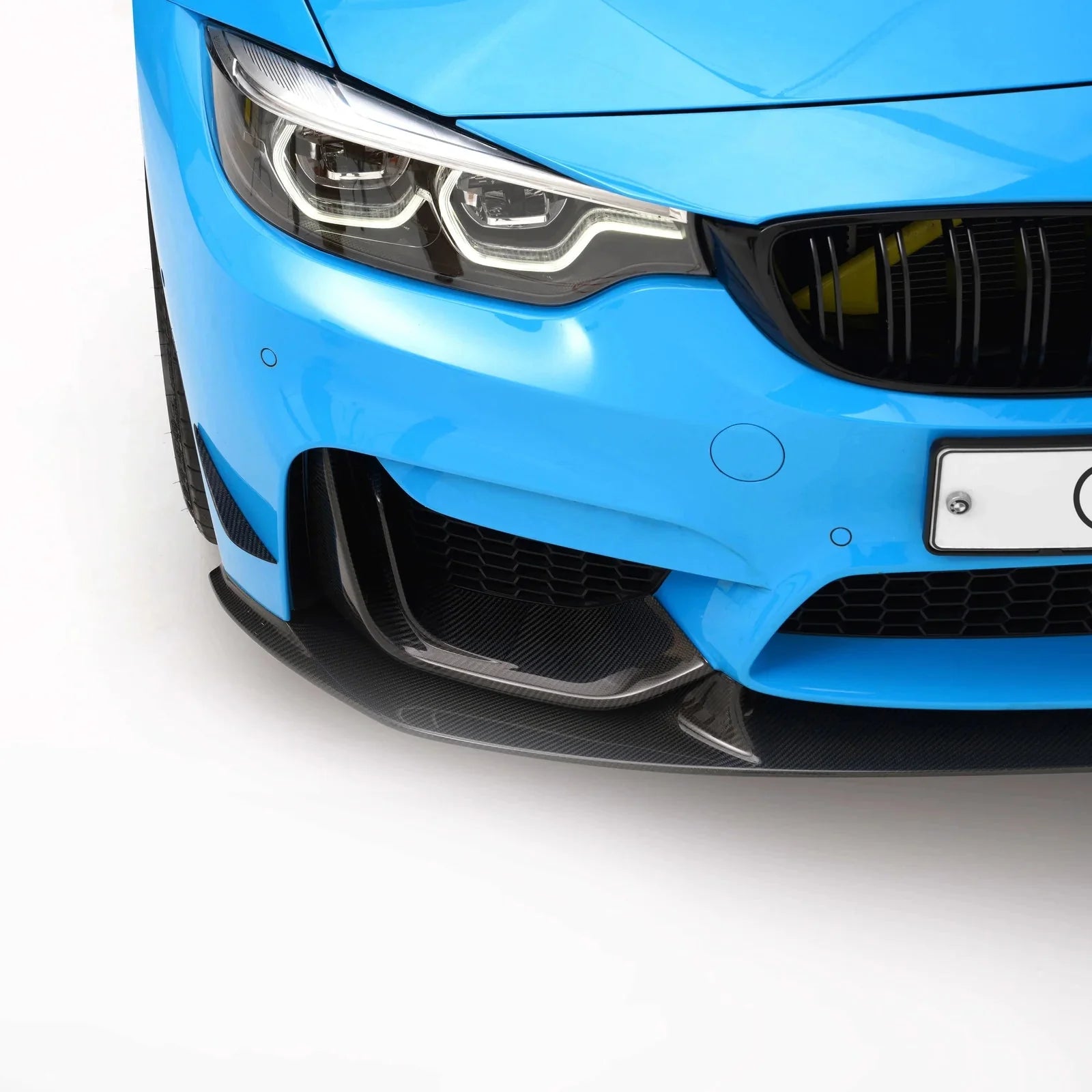 BMW M3 F80 & M4 F82 Pre-Preg Carbon Fibre Front Bumper Canards by Adro (2014-2020)