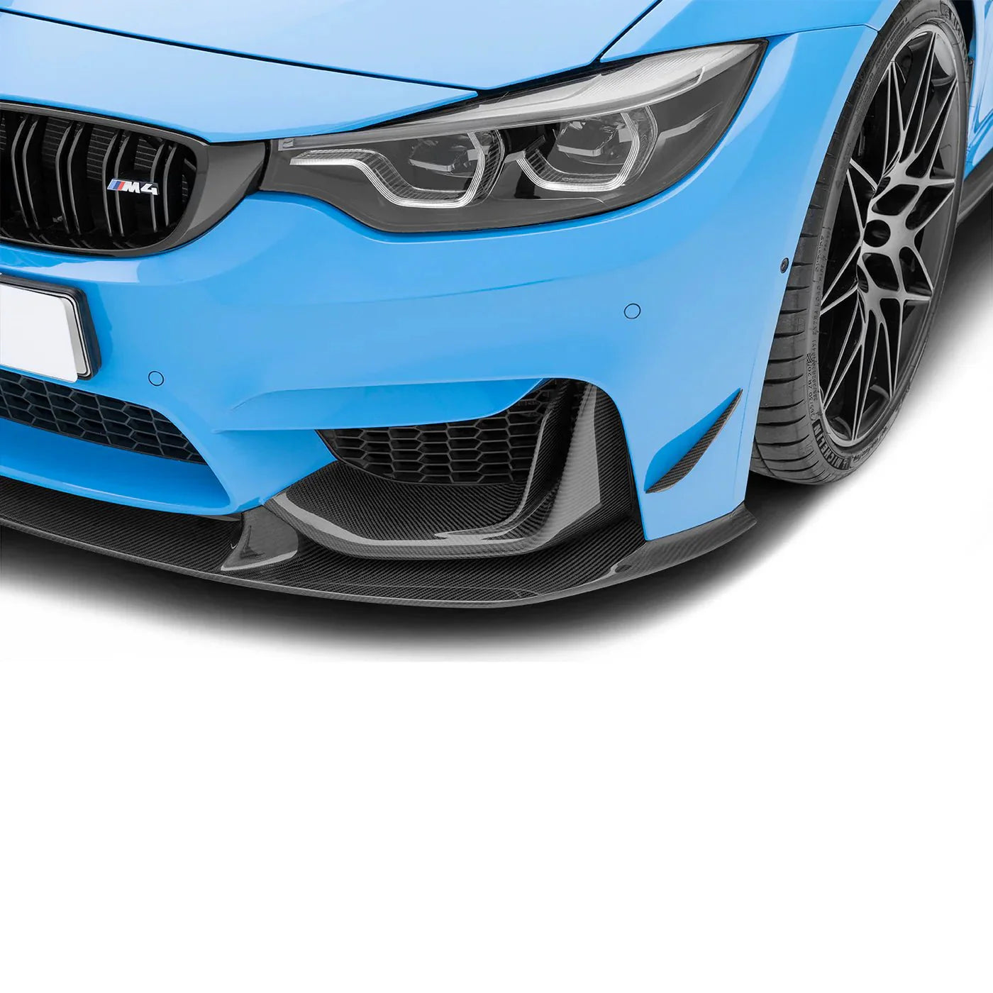 BMW M3 F80 & M4 F82 Pre-Preg Carbon Fibre Front Bumper Canards by Adro (2014-2020)