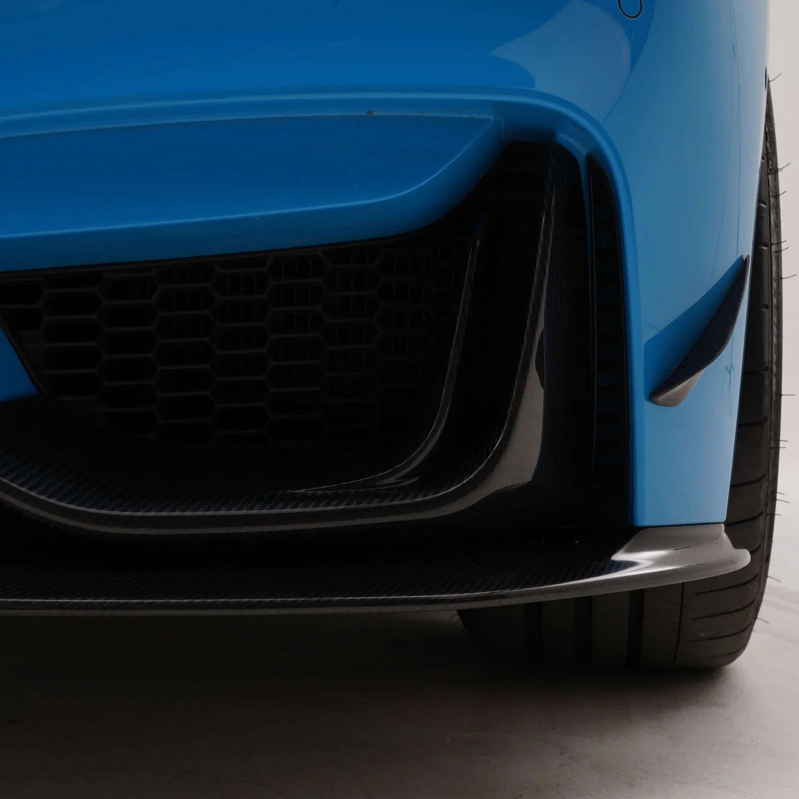 BMW M3 F80 & M4 F82 Pre-Preg Carbon Fibre Front Bumper Canards by Adro (2014-2020)