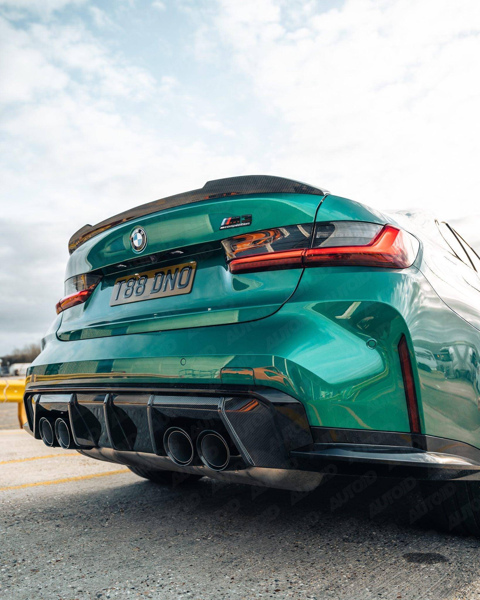 BMW M3 G80 & BMW 3 Series G20 Pre-Preg Carbon Fibre CS Rear Spoiler by FORM (2018+) FORM Industries