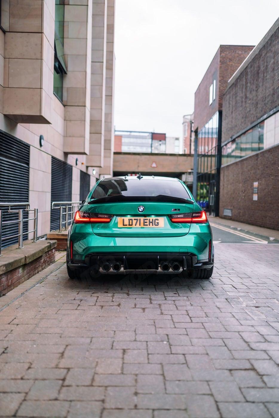 BMW M3 G80 & BMW 3 Series G20 Pre-Preg Carbon Fibre Ducktail Rear Spoiler by FORM (2018+) FORM Industries