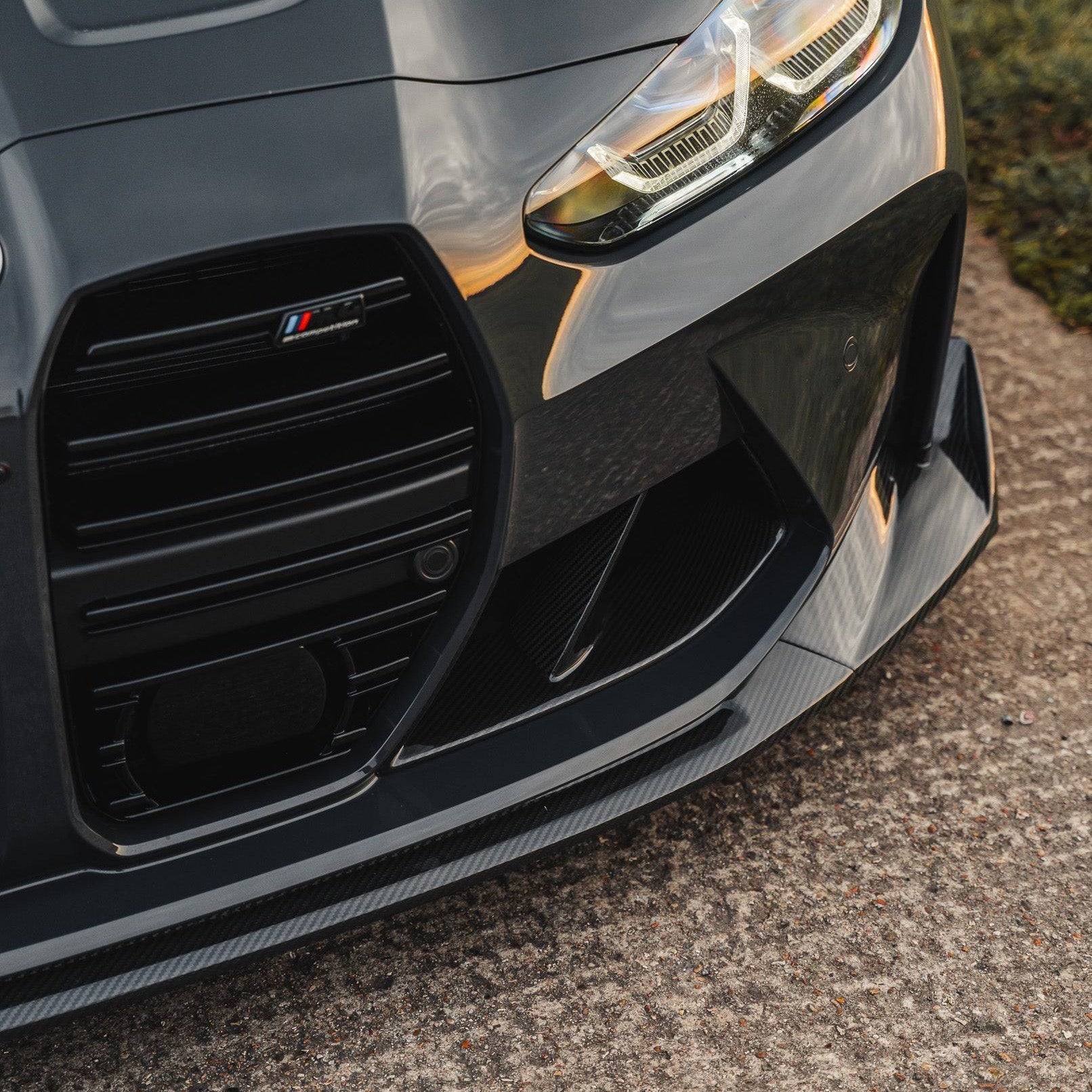 BMW M3 G80 G81 & BMW M4 G82 G83 Pre-Preg Carbon Fibre T-CSL Front Splitter by FORM (2021+) FORM Industries