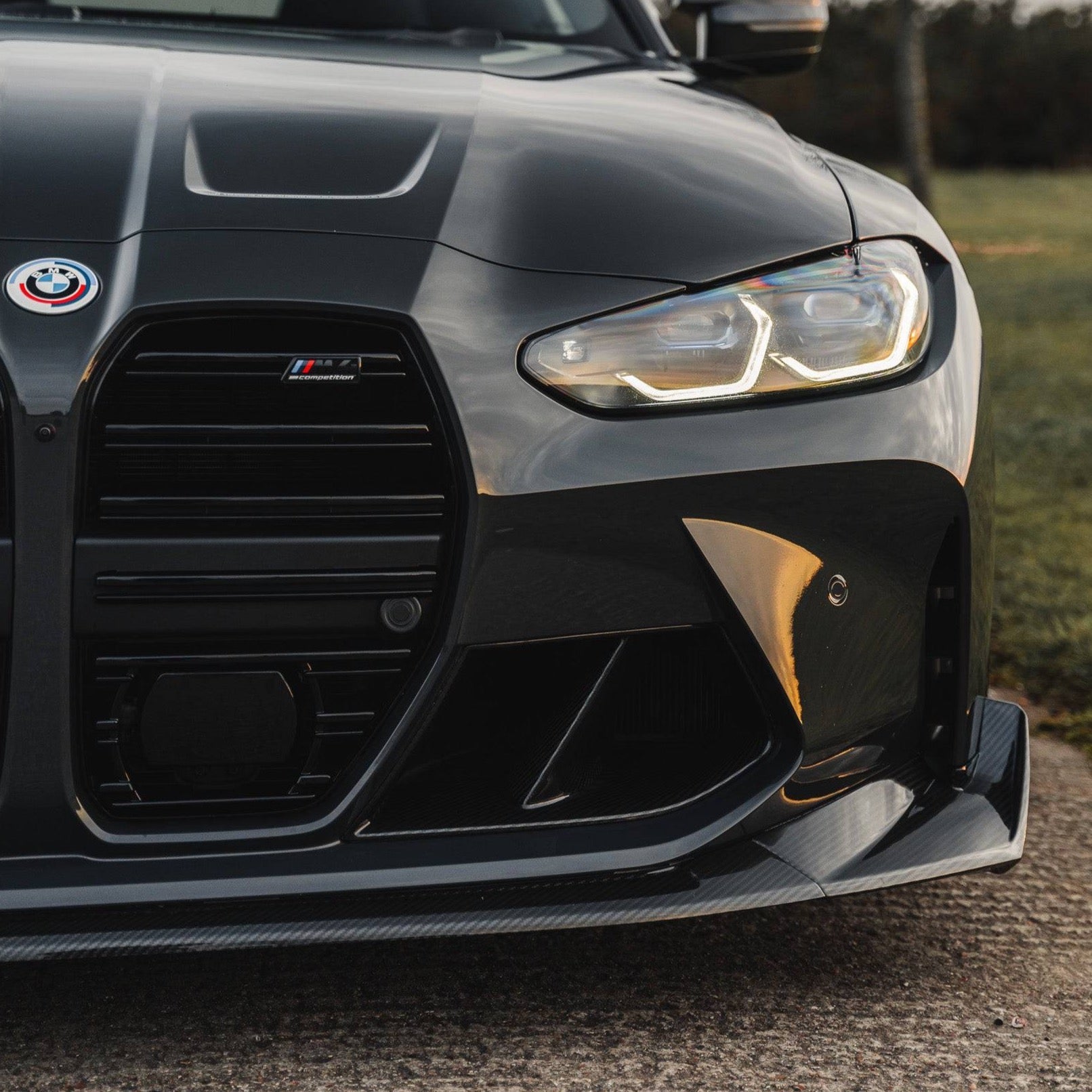 BMW M3 G80 G81 & BMW M4 G82 G83 Pre-Preg Carbon Fibre T-CSL Front Splitter by FORM (2021+) FORM Industries