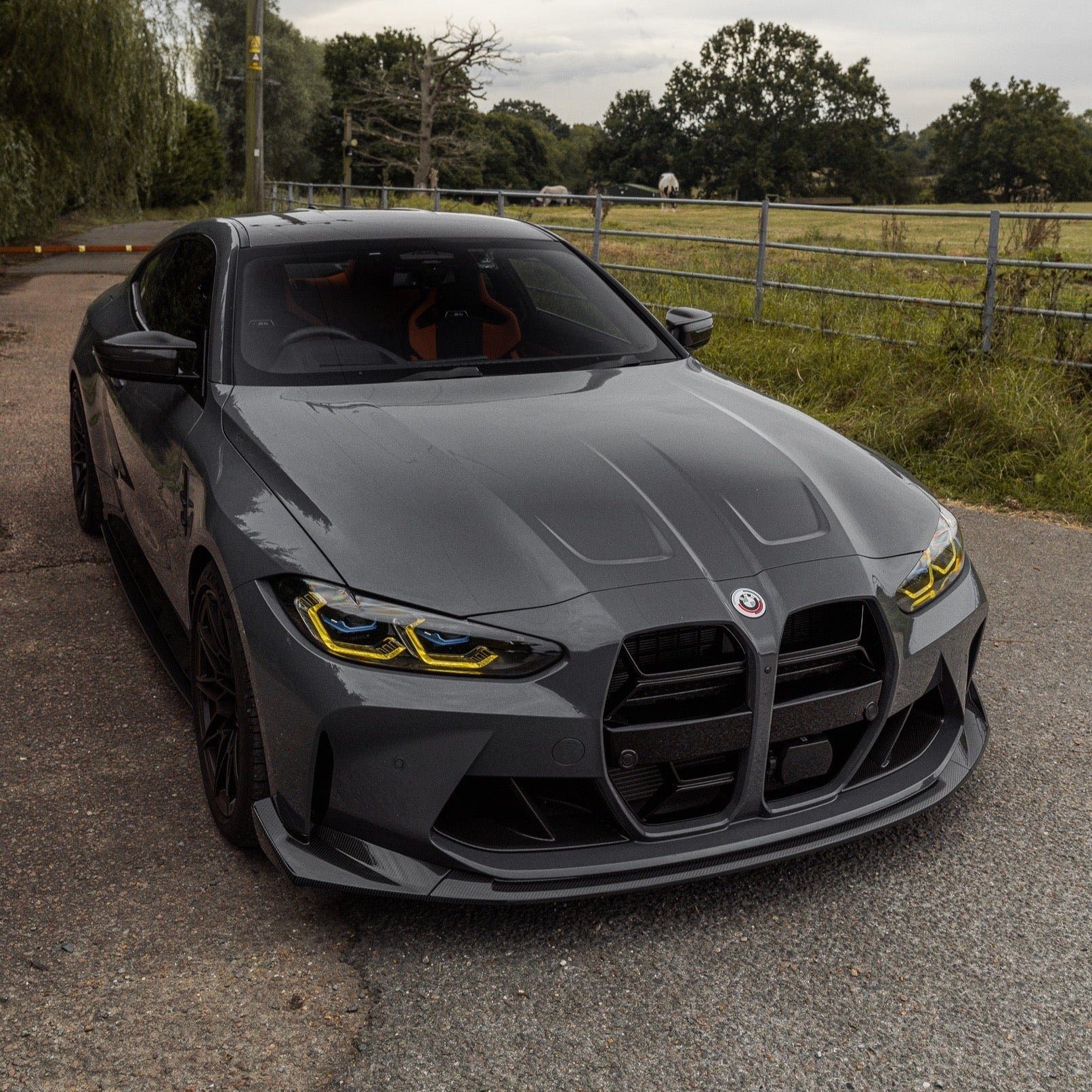 BMW M3 G80 G81 & BMW M4 G82 G83 Pre-Preg Carbon Fibre T-CSL Front Splitter by FORM (2021+) FORM Industries