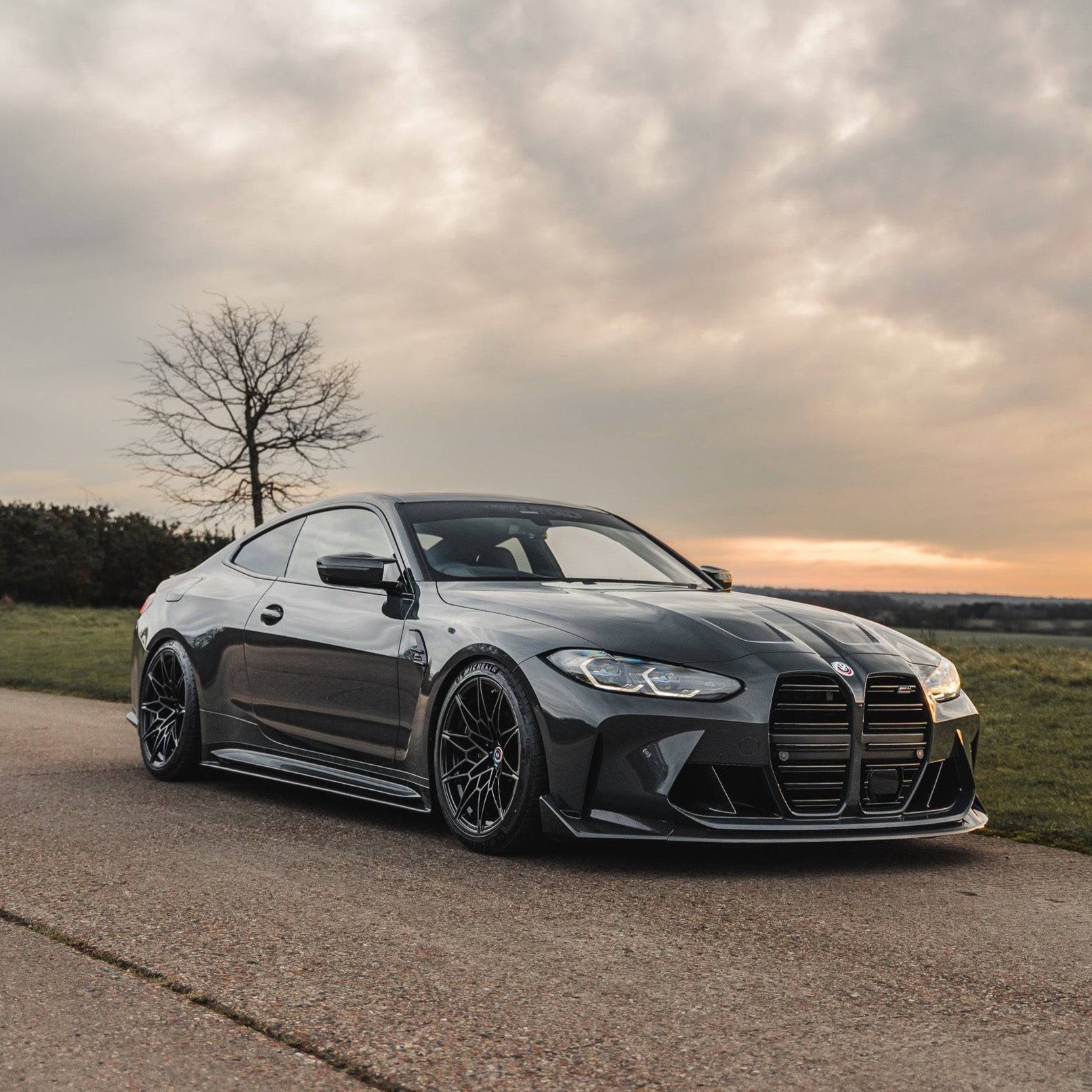 BMW M3 G80 G81 & BMW M4 G82 G83 Pre-Preg Carbon Fibre T-CSL Front Splitter by FORM (2021+) FORM Industries
