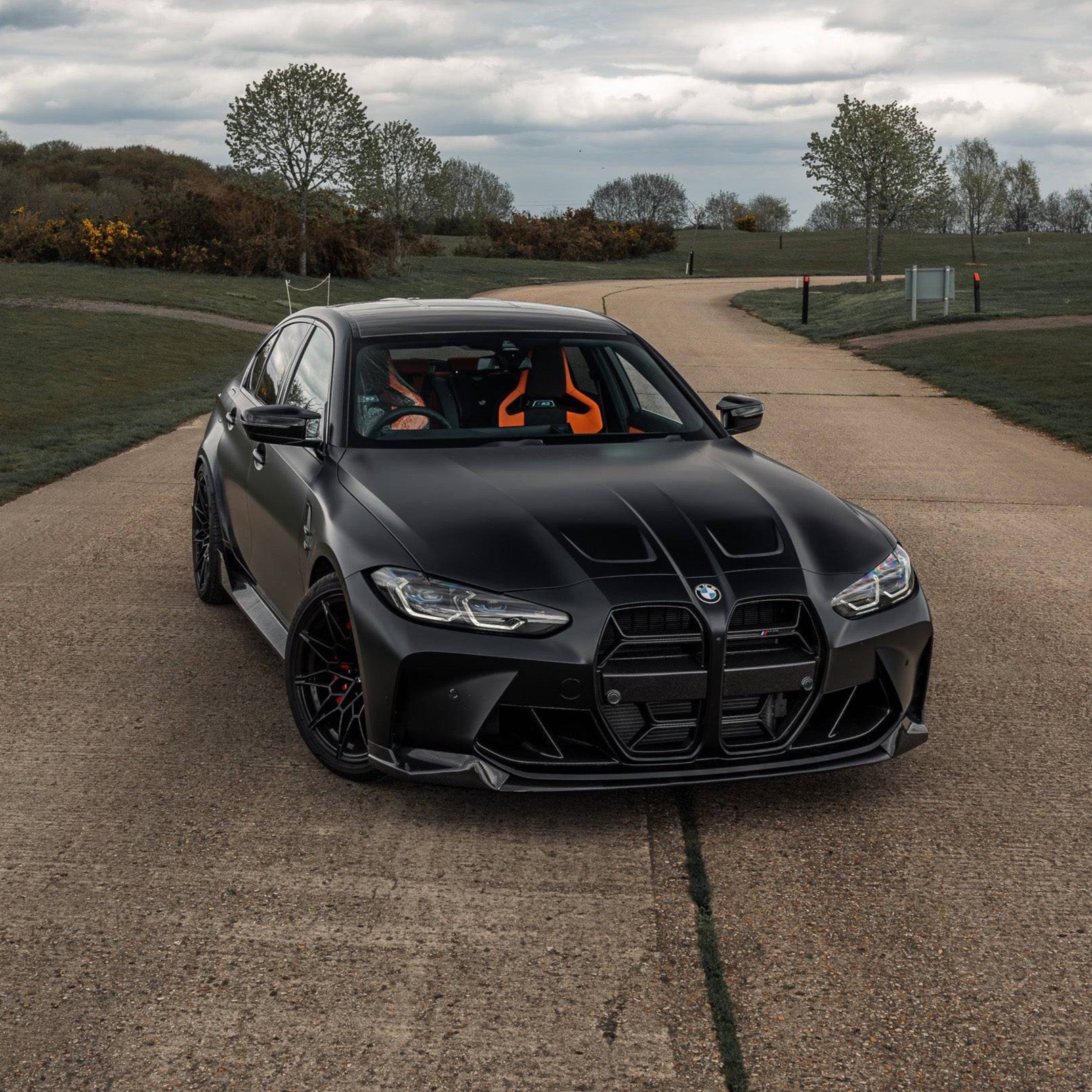 BMW M3 G80 G81 & BMW M4 G82 G83 Pre-Preg Carbon Fibre Front Splitter by FORM (2021+) FORM Industries