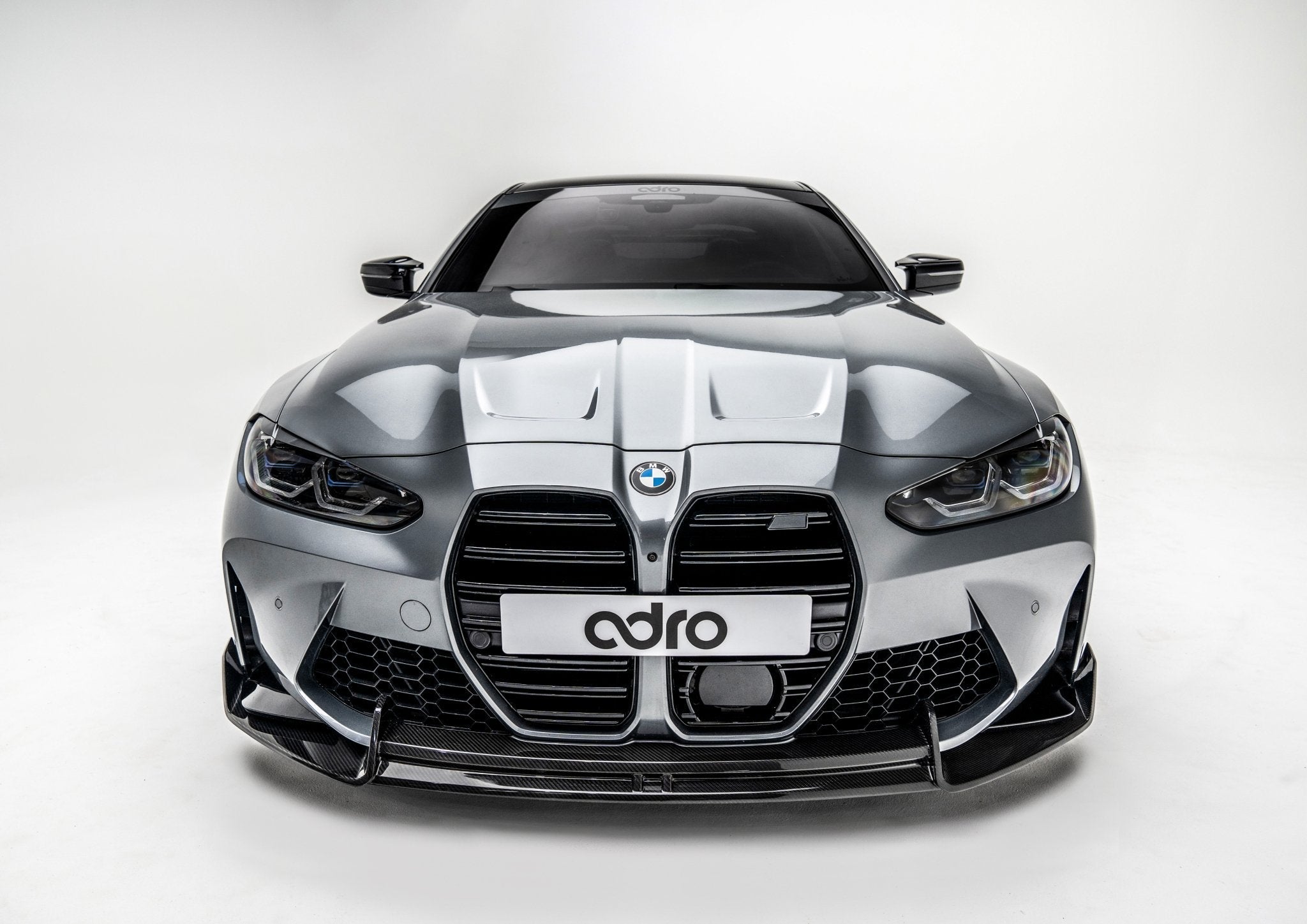 BMW M3 G80 G81 & M4 G82 G83 Dry Carbon Fibre Front Splitter by Adro (2021+)