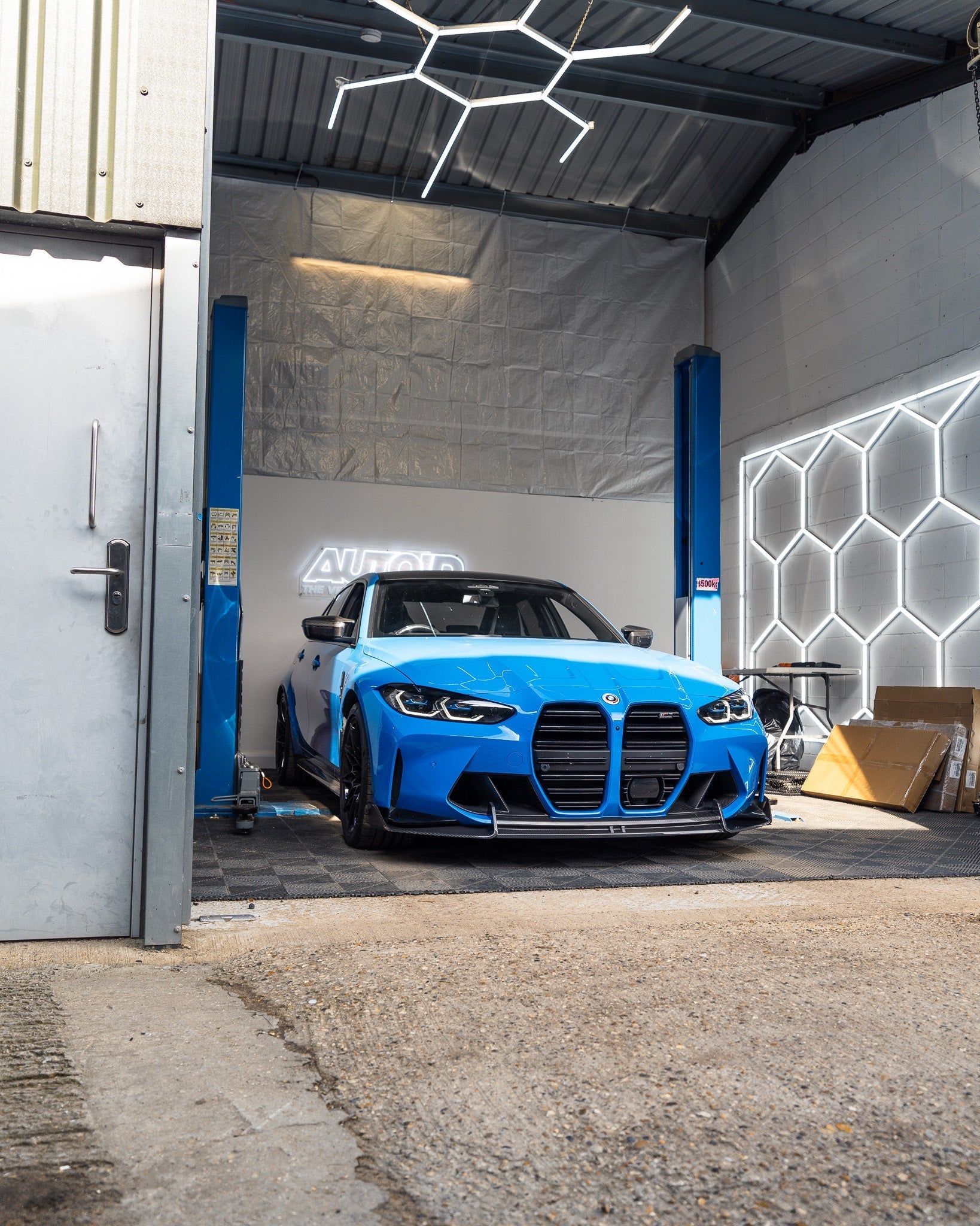 BMW M3 G80 G81 & M4 G82 G83 Dry Carbon Fibre Front Splitter by Adro (2021+)