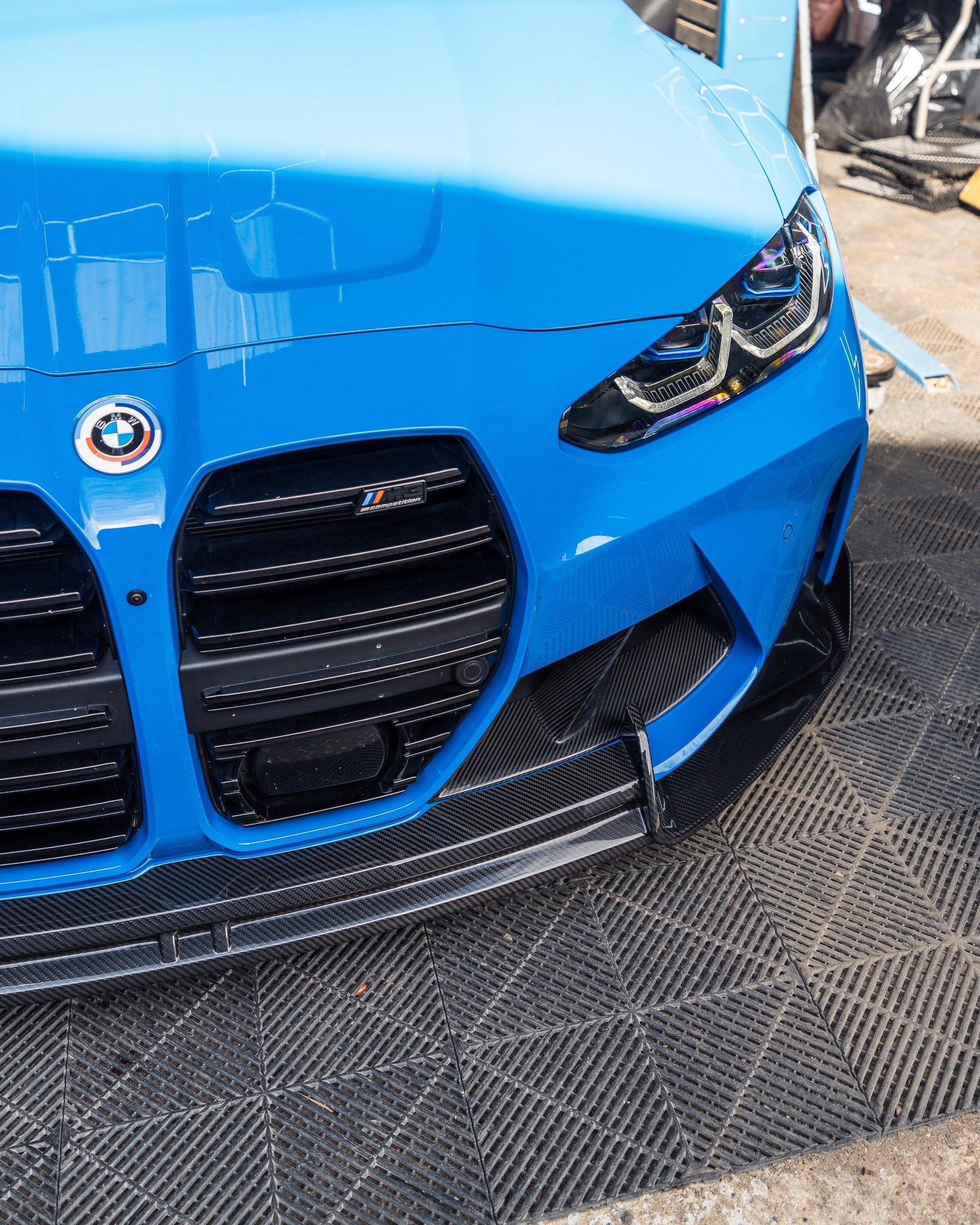 BMW M3 G80 G81 & M4 G82 G83 Dry Carbon Fibre Front Splitter by Adro (2021+)
