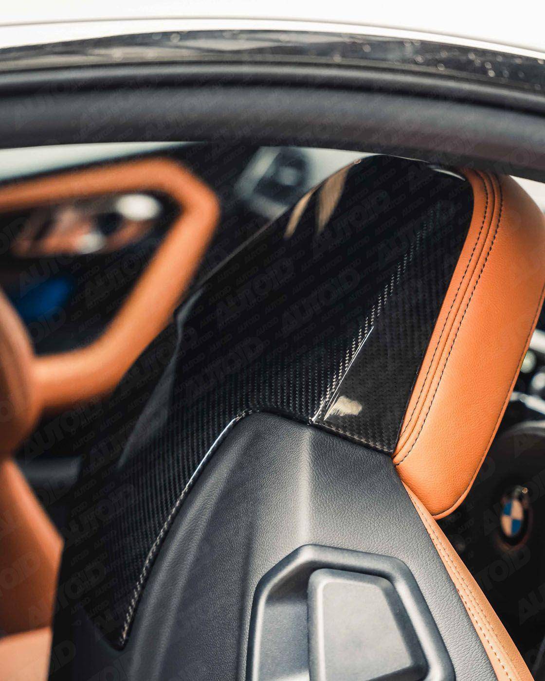 BMW M3 G80 & M4 G82 Pre-Preg Carbon Fibre Seat Back Covers by FORM (2021+) FORM Industries