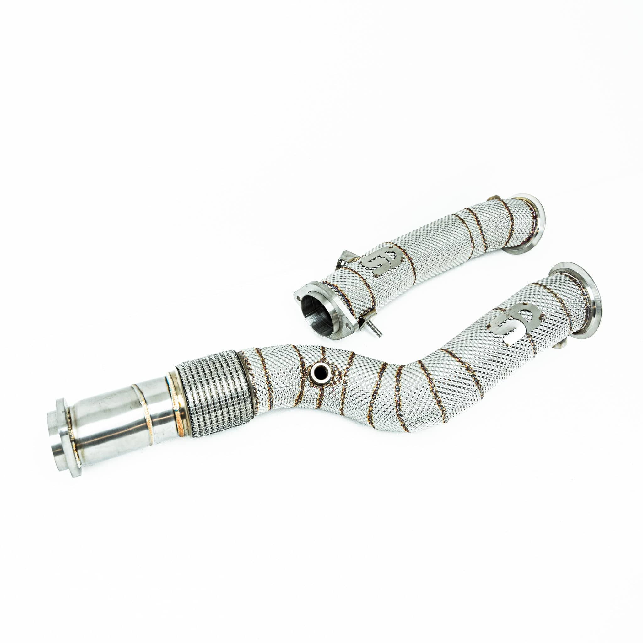 BMW M3 G80 & M4 G82 by FORM (S58) Decat Catless Downpipes with Heat Shield by FORM (2021+) FORM Industries