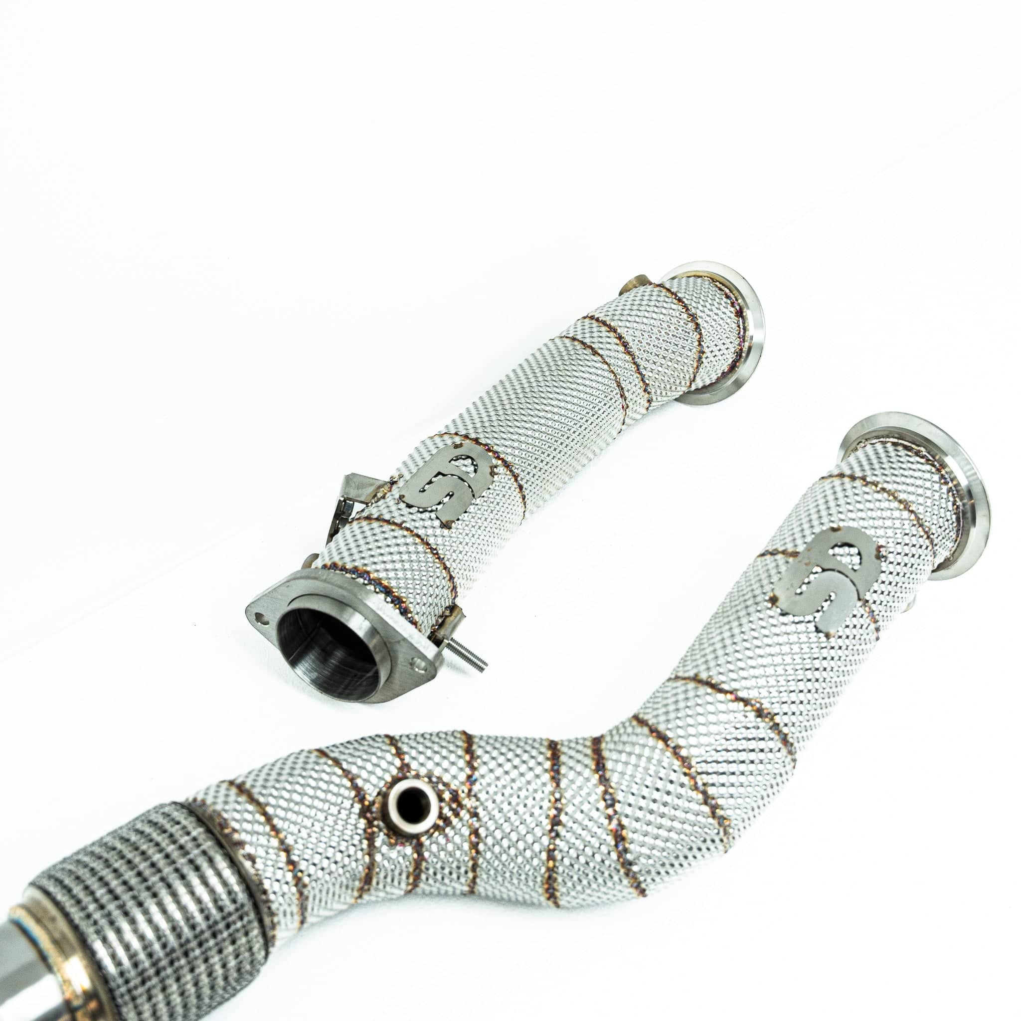 BMW M3 G80 & M4 G82 by FORM (S58) Decat Catless Downpipes with Heat Shield by FORM (2021+) FORM Industries