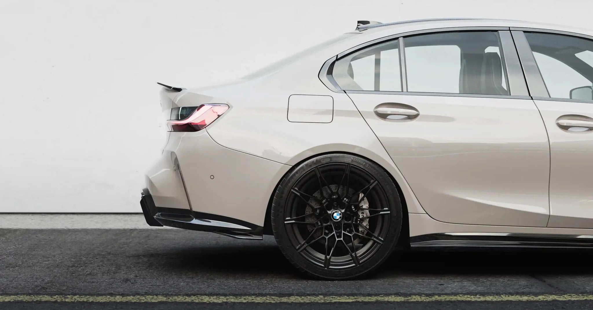 BMW M3 G80 Saloon & 3 Series G20 EVO-S Gloss Black Rear Spoiler Lip by ZAERO (2021+)