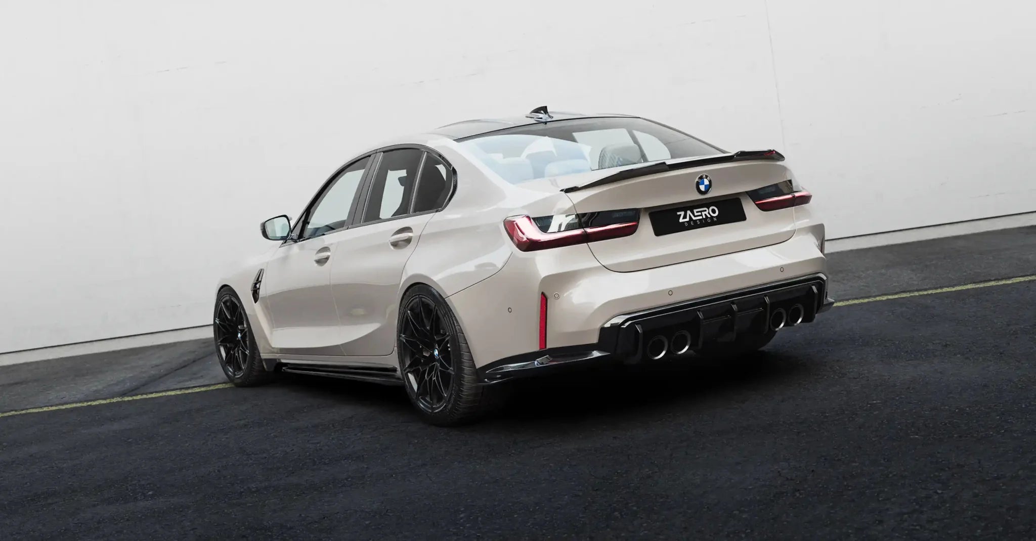 BMW M3 G80 Saloon Gloss Black Body Kit by ZAERO