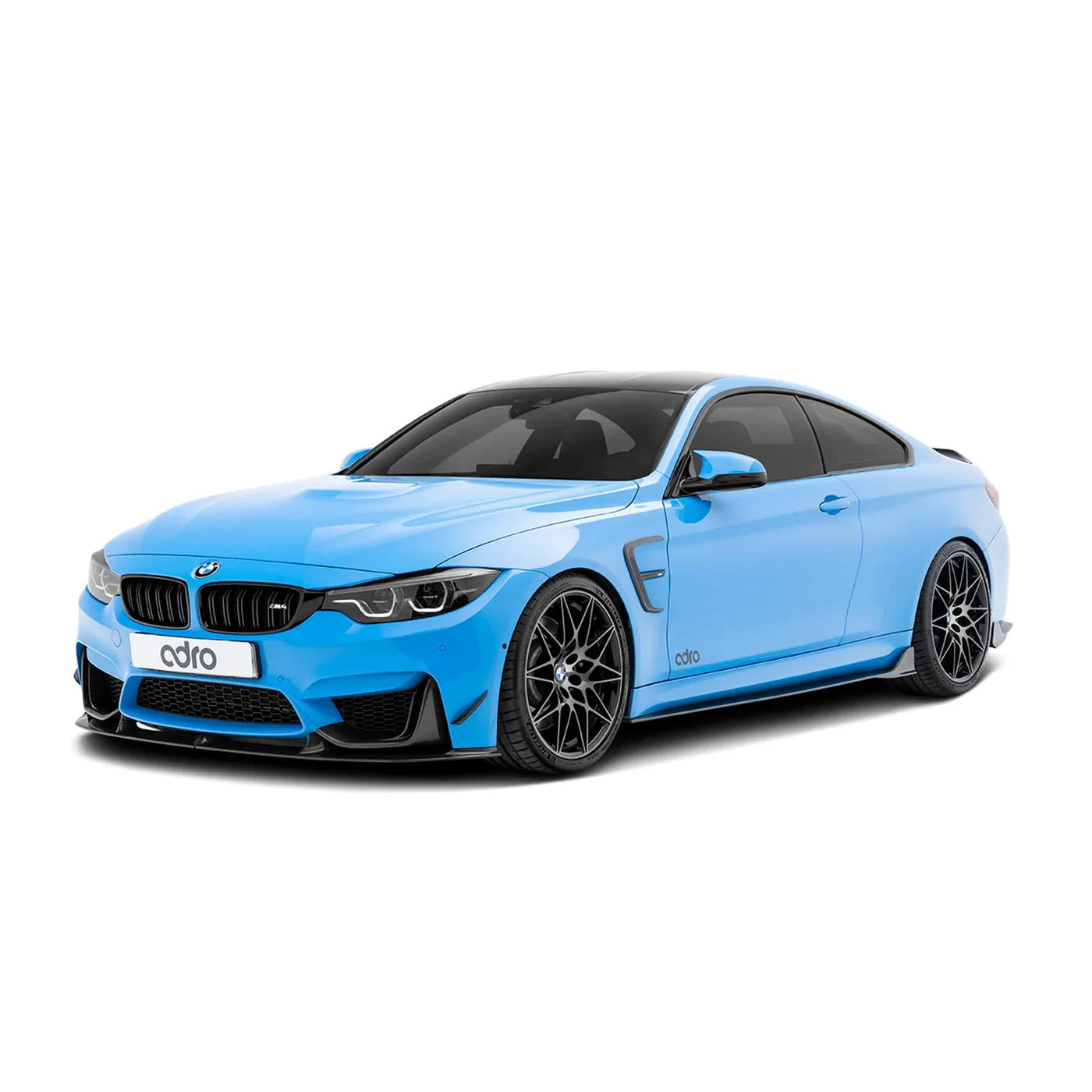 BMW M4 F82 F83 Pre-Preg Carbon Fibre Side Fender Trim Cover by Adro (2014-2020)