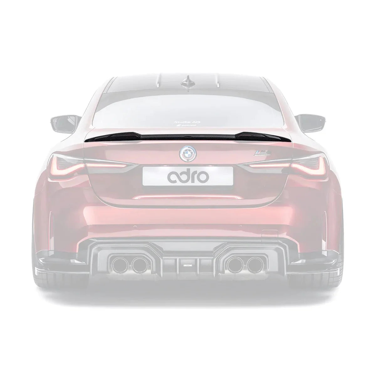 BMW 4 Series G22 & M4 G82 Dry Carbon Fibre Rear Trunk Lip Spoiler by Adro (2020+)