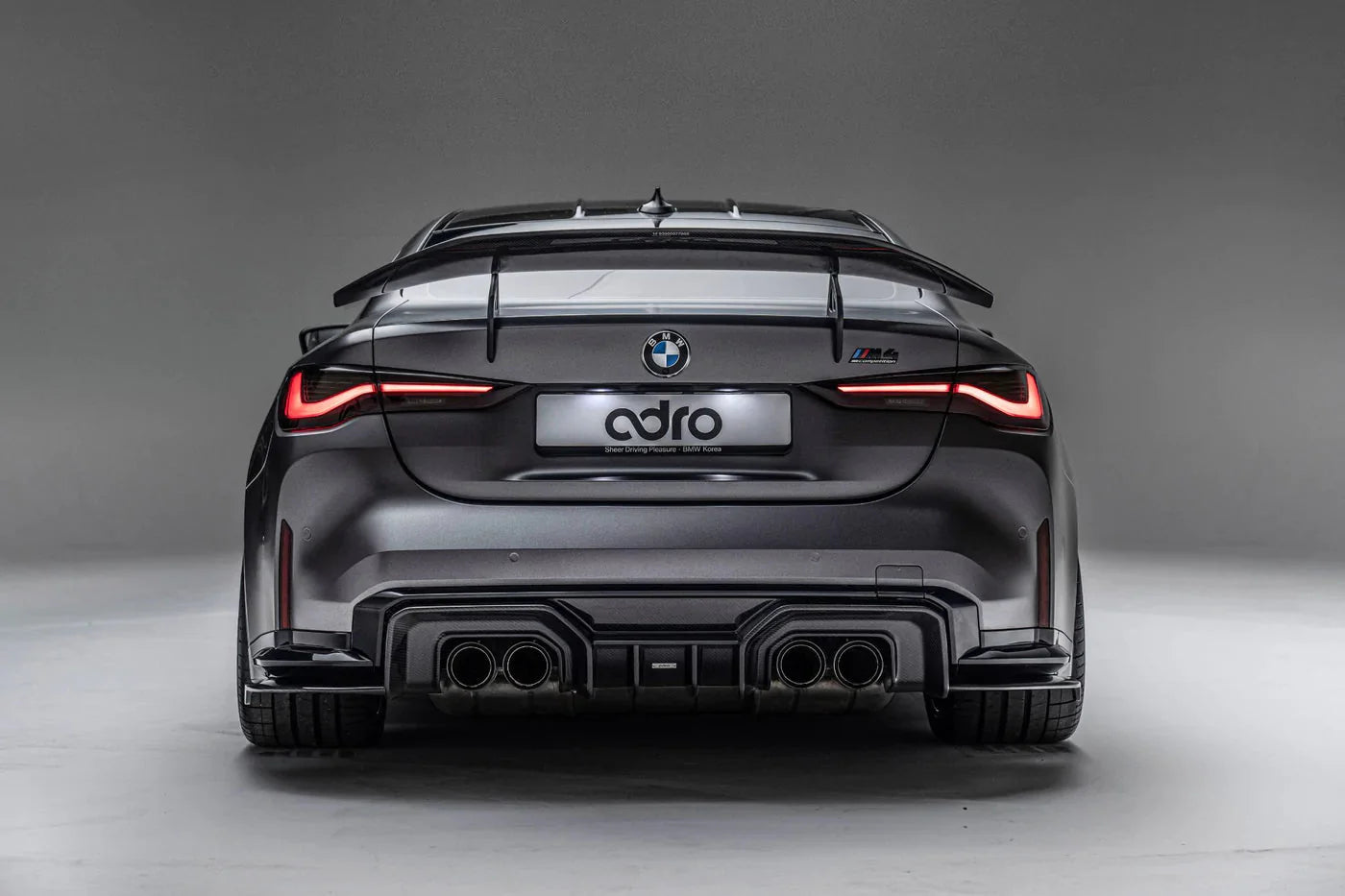 BMW M4 G82 Dry Carbon Fibre Swan Neck Rear Wing by Adro (2021+)