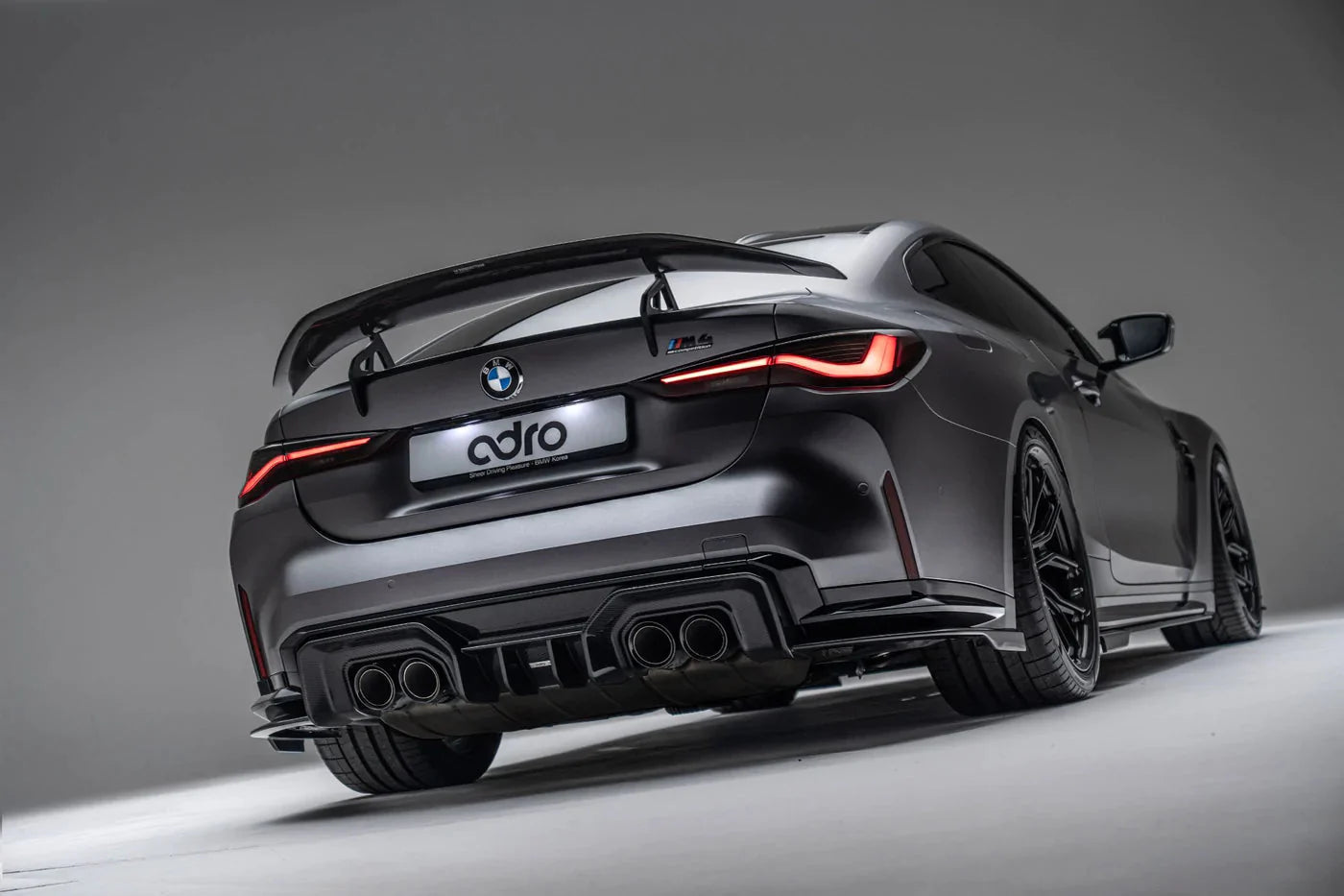 BMW M4 G82 Dry Carbon Fibre Swan Neck Rear Wing by Adro (2021+)