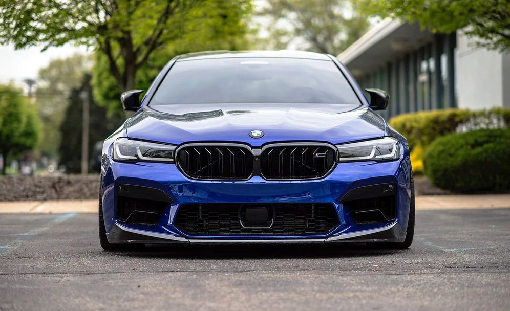 BMW M5 F90 LCI Carbon Fibre Front Splitter by FORM (2020-2023) FORM Industries