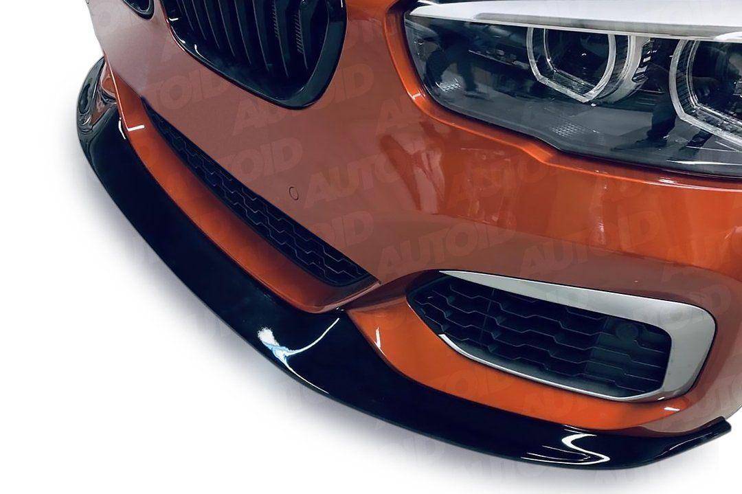 Gloss Black GTS Front Splitter for BMW 1 Series, M135i & M140i LCI by FORM (2015-2019, F20 F21) FORM Industries