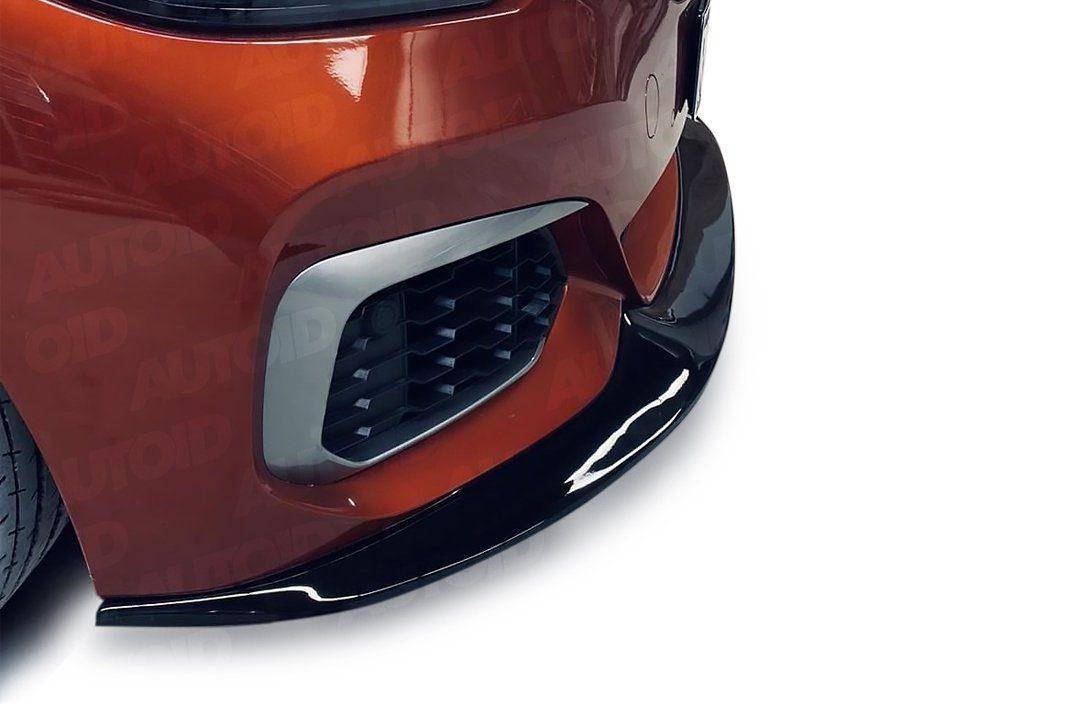 Gloss Black GTS Front Splitter for BMW 1 Series, M135i & M140i LCI by FORM (2015-2019, F20 F21) FORM Industries