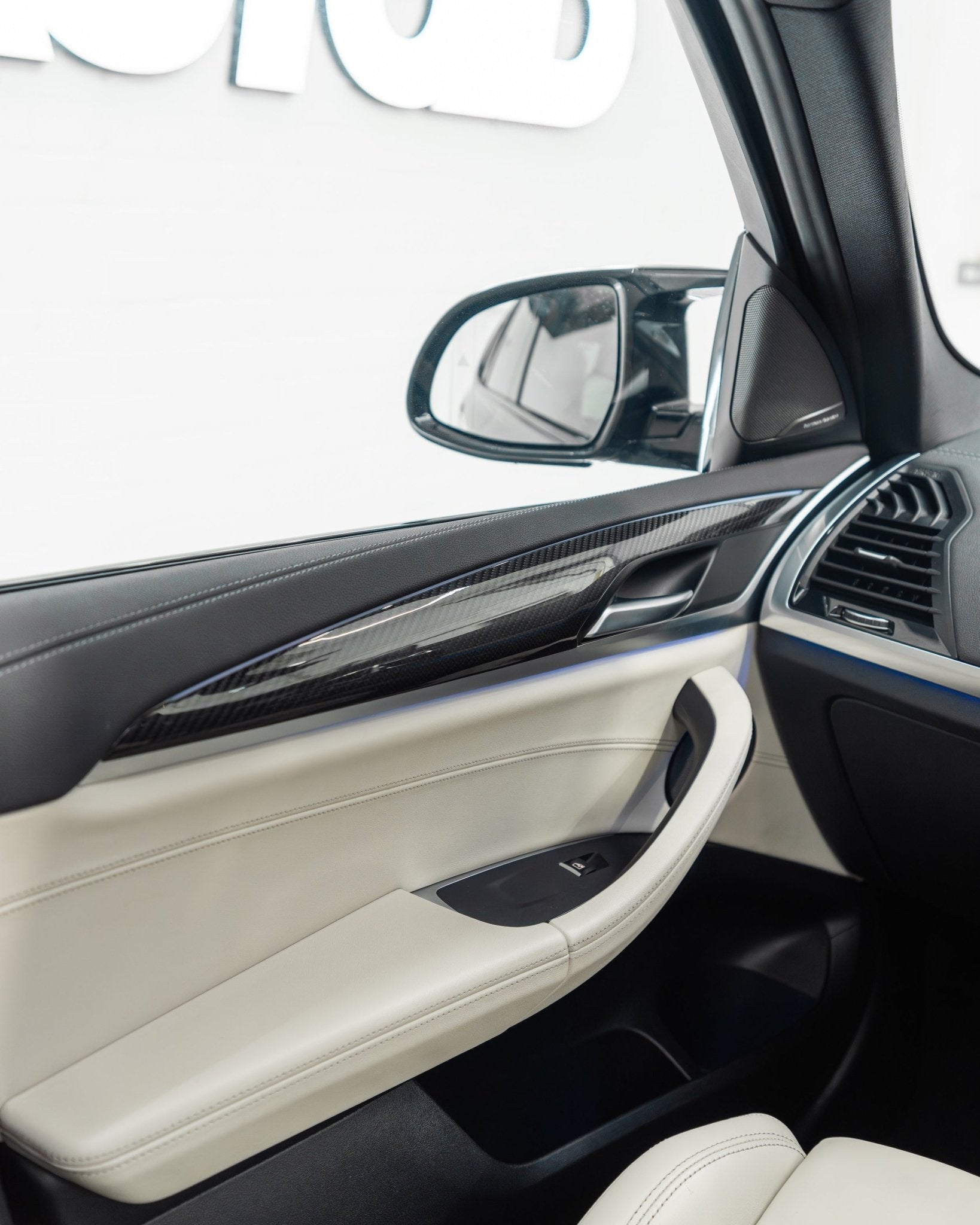 BMW X3M F97 & X4M F97 Carbon Fibre Interior Trim Overlay Set by FORM (2019+) FORM Industries