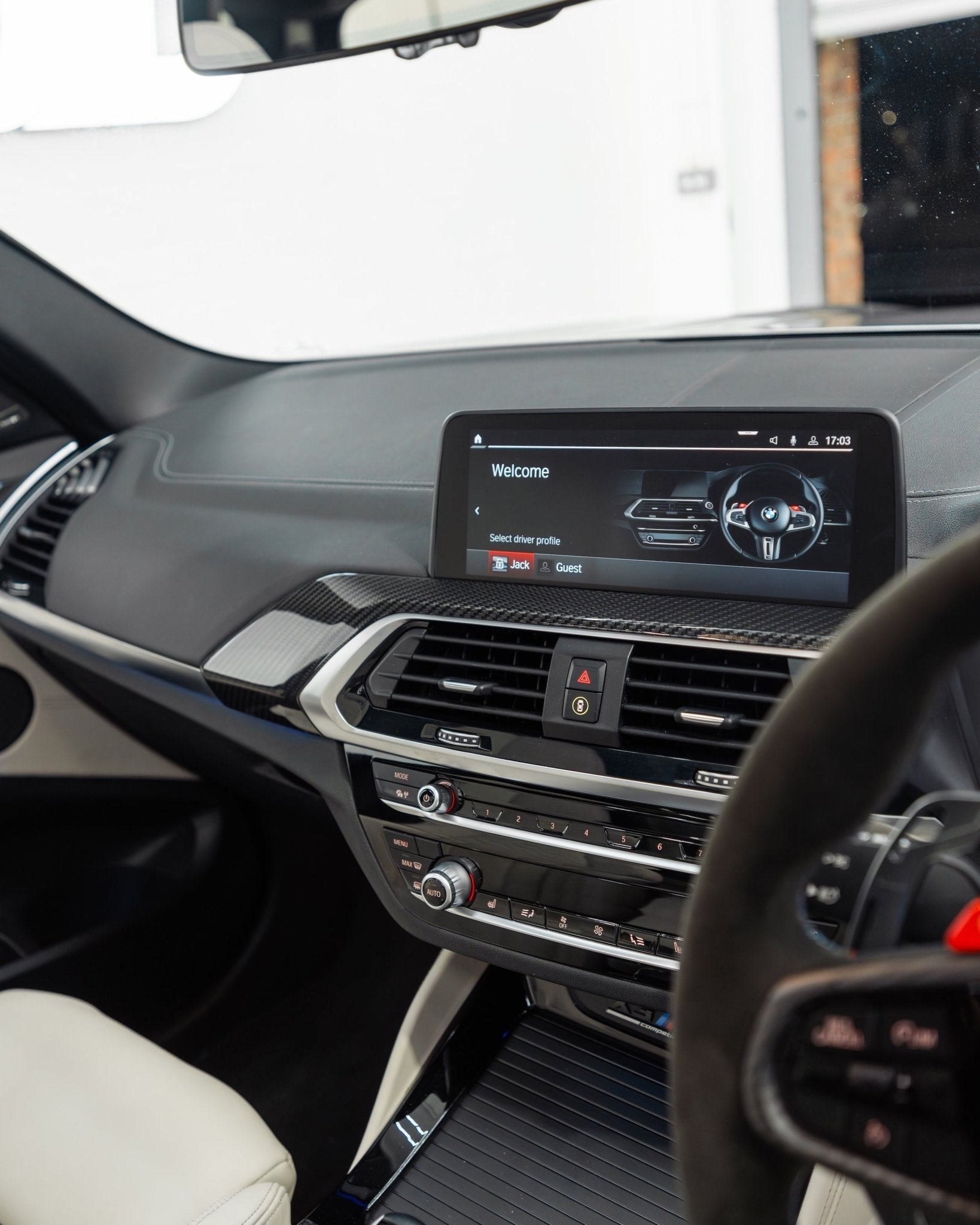 BMW X3M F97 & X4M F97 Carbon Fibre Interior Trim Overlay Set by FORM (2019+) FORM Industries