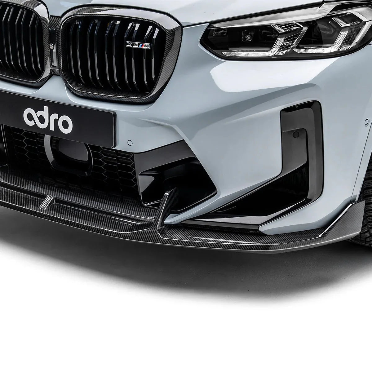 BMW X3M LCI F97 Pre-Preg Carbon Fibre Front Splitter by Adro (2022+)