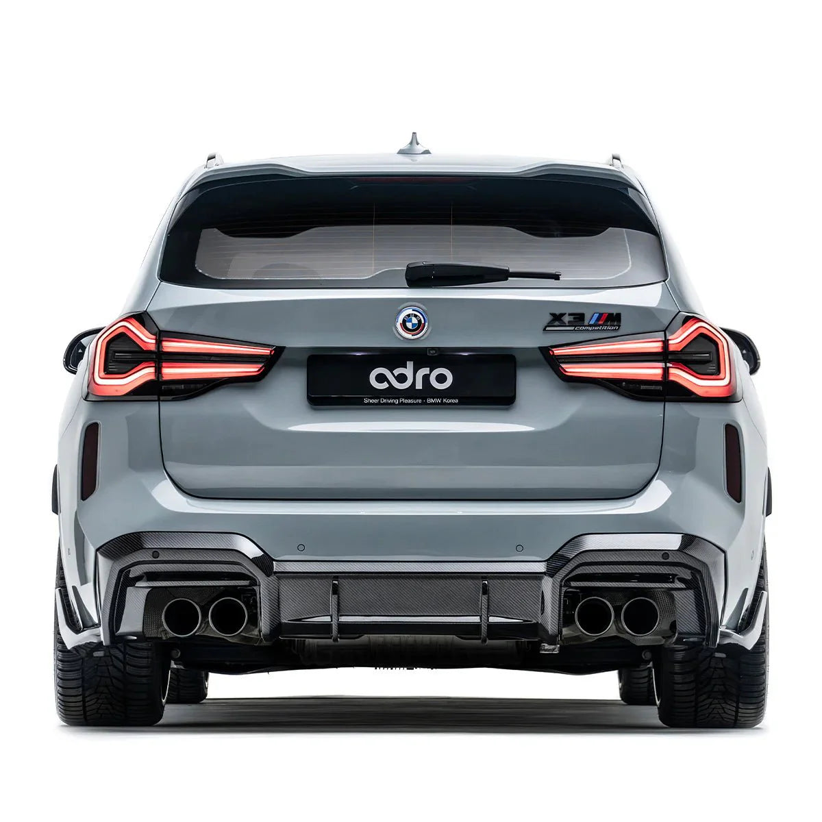 BMW X3M LCI F97 Pre-Preg Carbon Fibre Rear Diffuser by Adro (2022+)