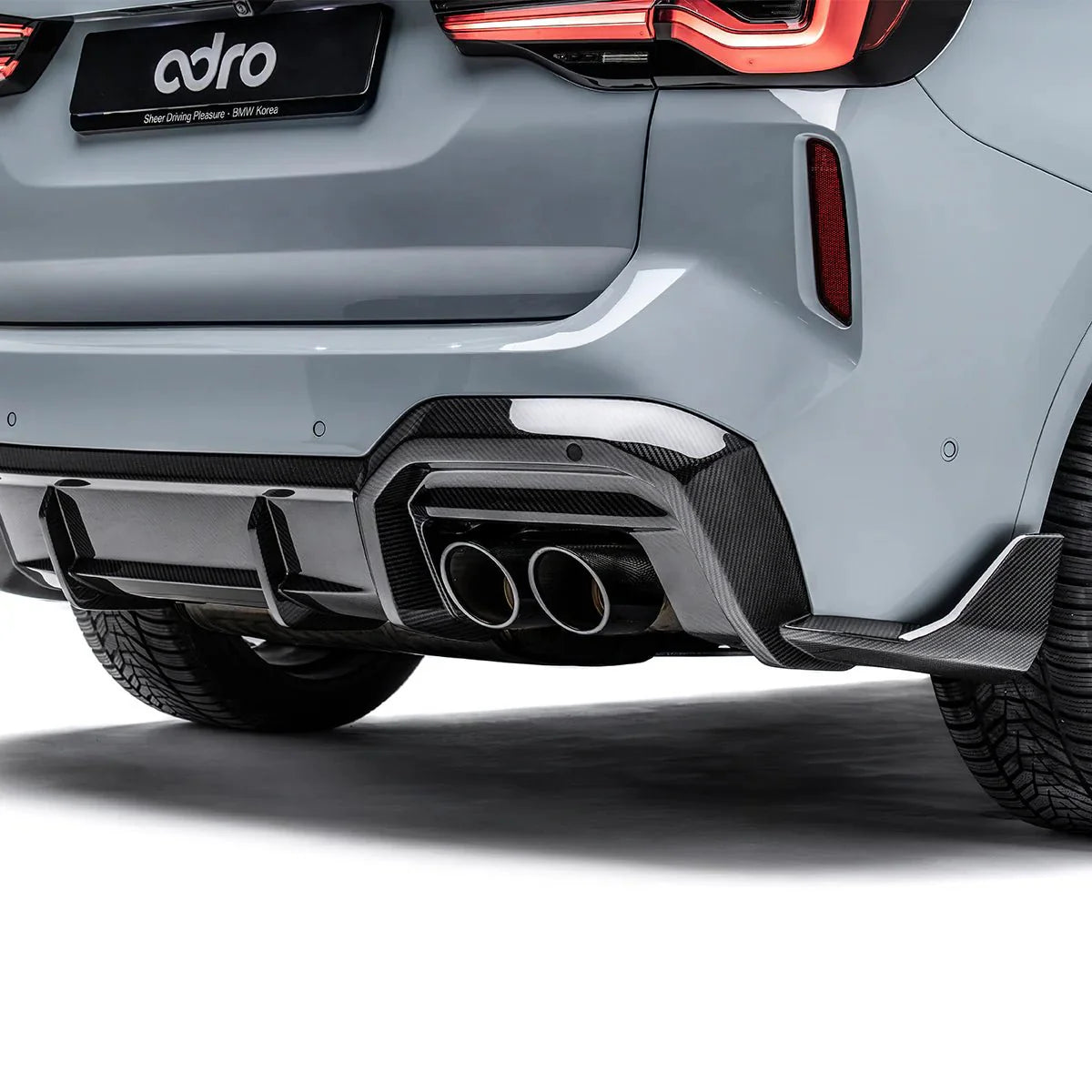 BMW X3M LCI F97 Pre-Preg Carbon Fibre Rear Diffuser by Adro (2022+)