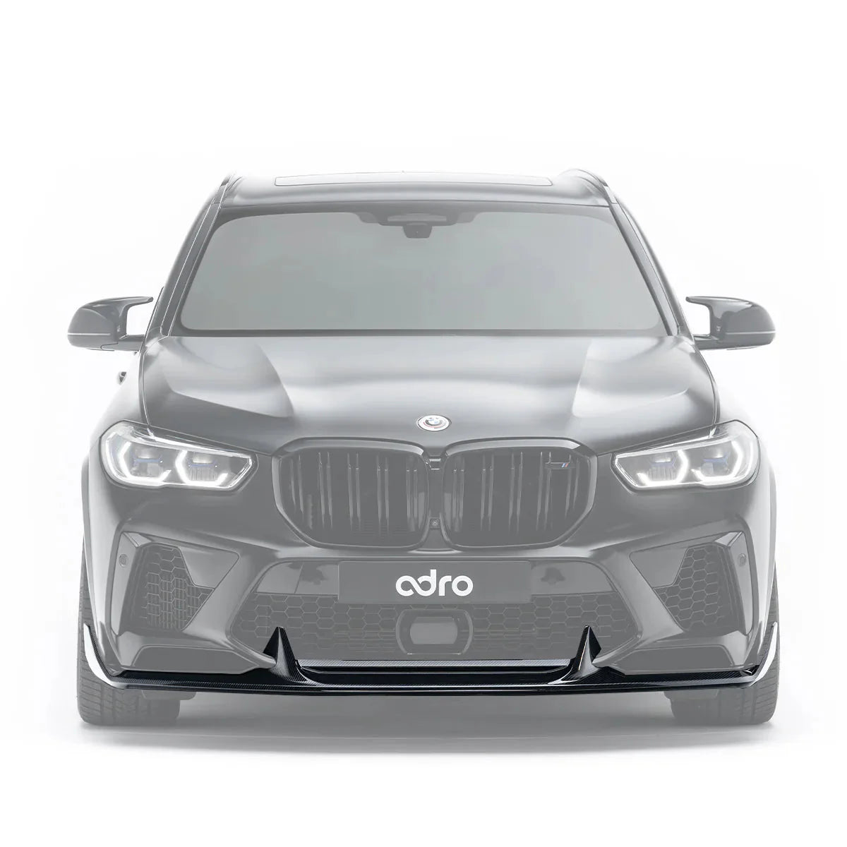 BMW X5M Pre-LCI F95 Pre-Preg Carbon Fibre Front Splitter by Adro (2020-2023)