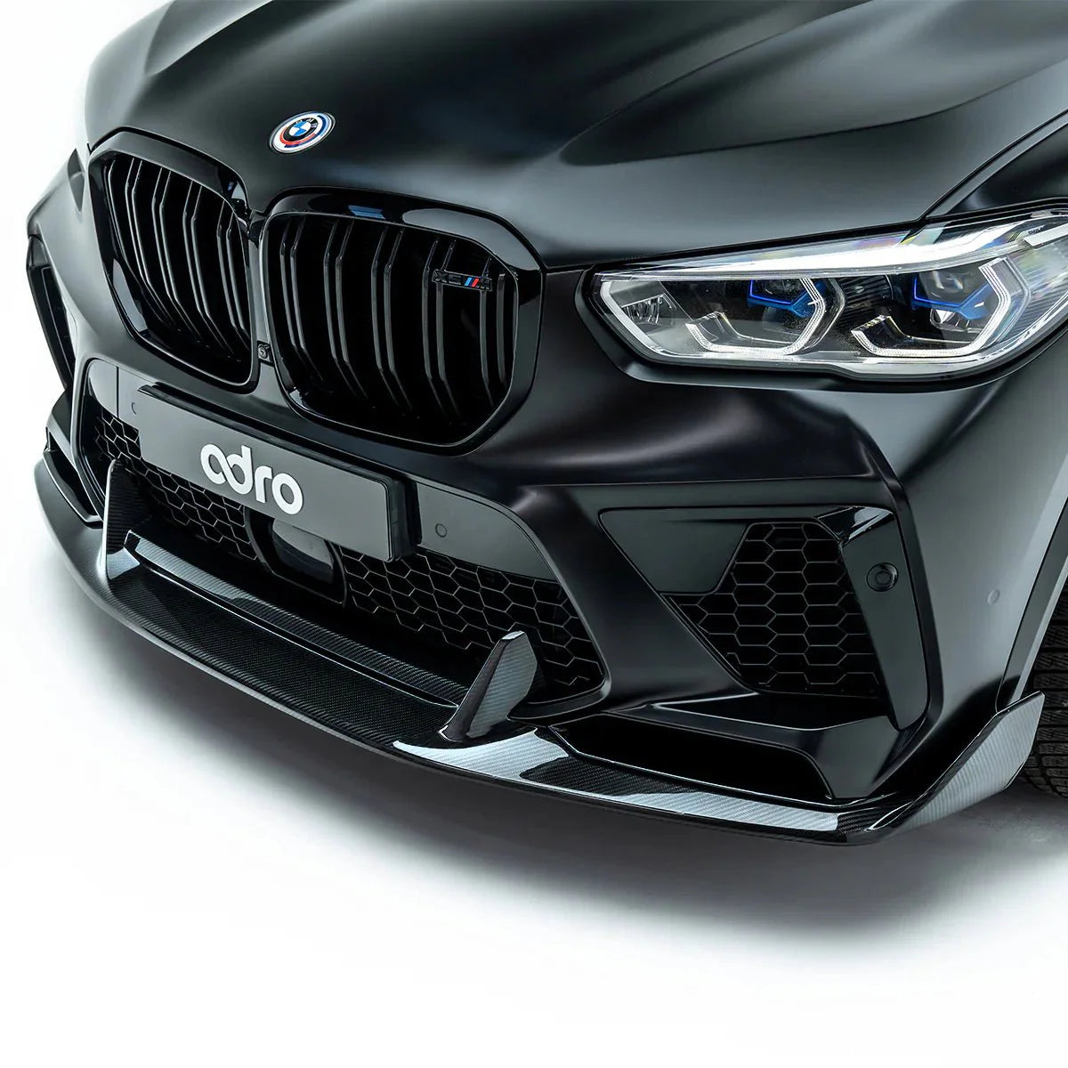BMW X5M Pre-LCI F95 Pre-Preg Carbon Fibre Front Splitter by Adro (2020-2023)