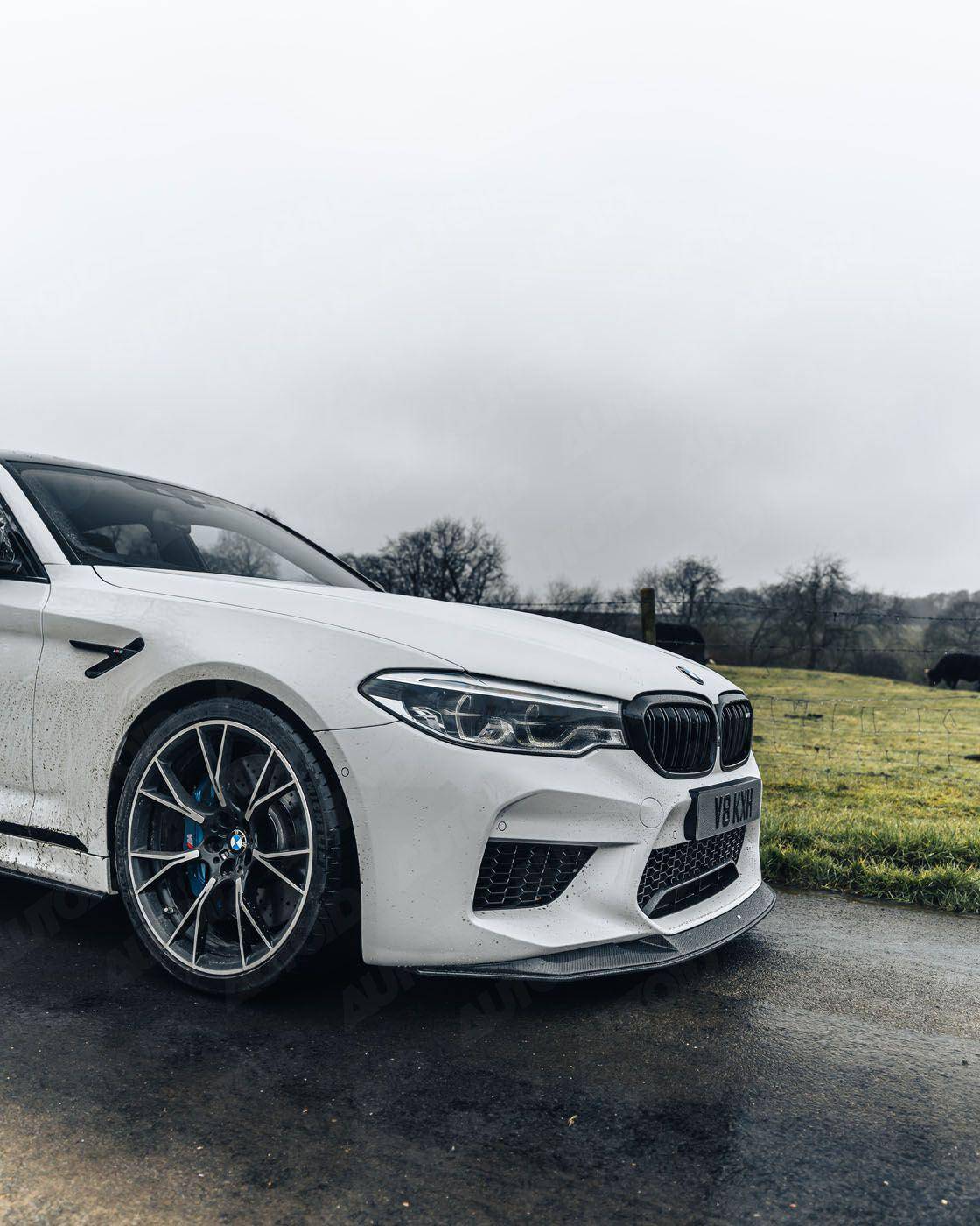 Carbon Fibre Competition Front Splitter for BMW M5 by FORM (2017-2020, F90) FORM Industries