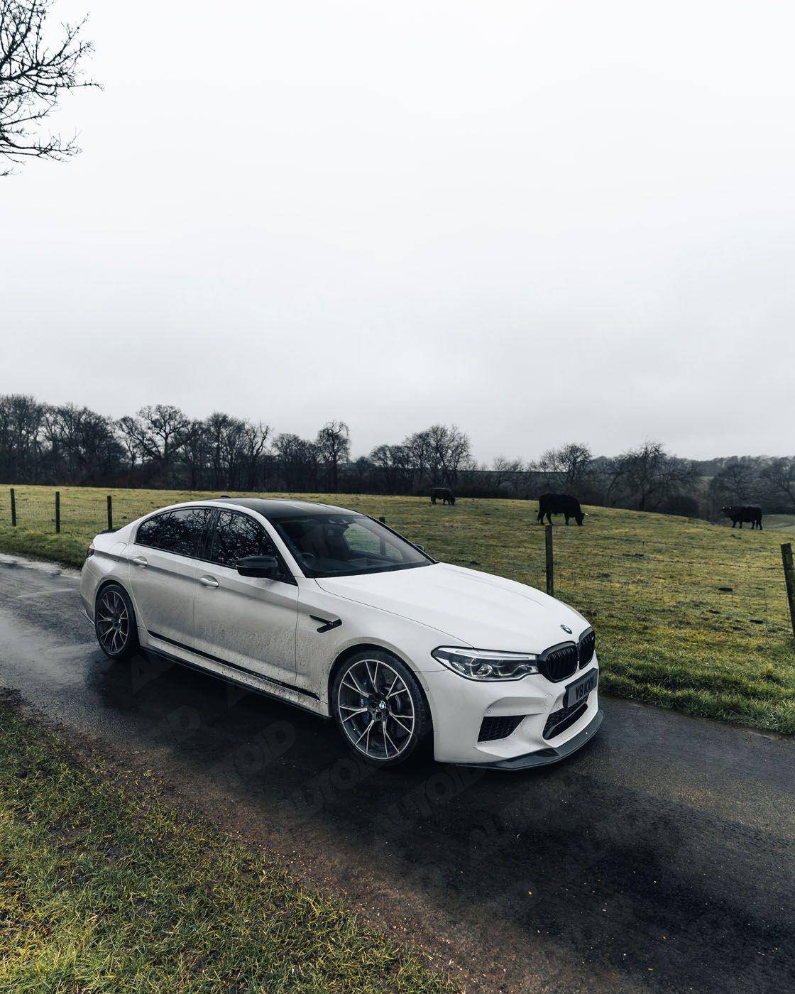 Carbon Fibre Competition Front Splitter for BMW M5 by FORM (2017-2020, F90) FORM Industries