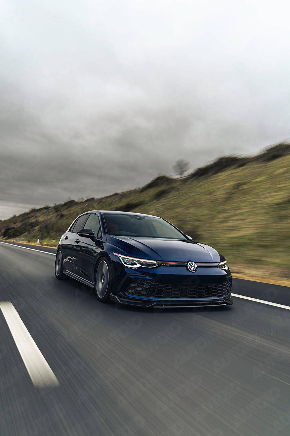 Carbon Fibre Competition Front Splitter for VW Golf R Line & GTI by FORM (2019+, Mk8) FORM Industries