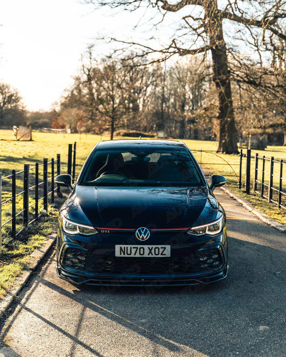 Carbon Fibre Competition Front Splitter for VW Golf R Line & GTI by FORM (2019+, Mk8) FORM Industries