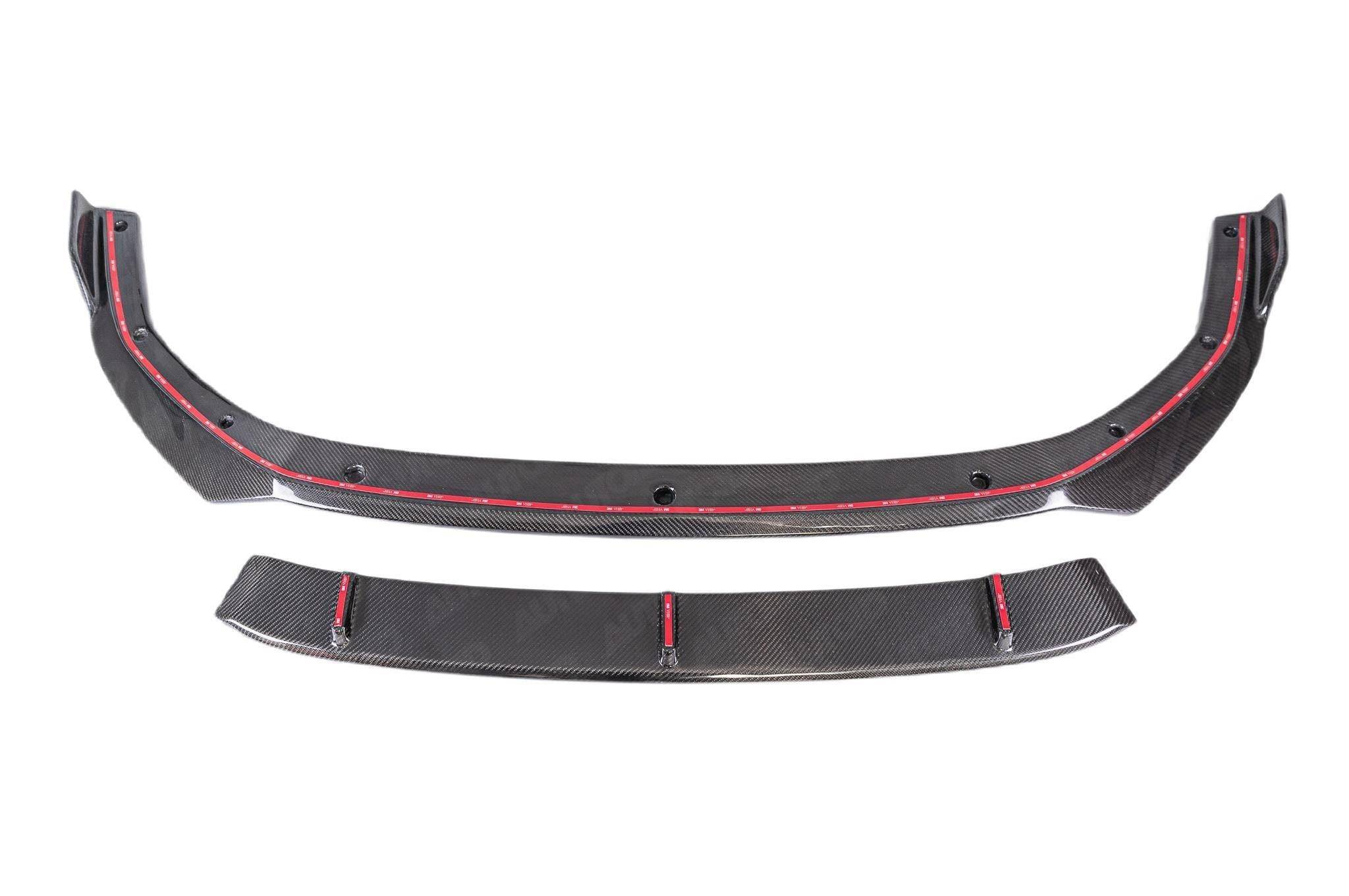 Carbon Fibre Competition Front Splitter for VW Golf R Line & GTI by FORM (2019+, Mk8) FORM Industries