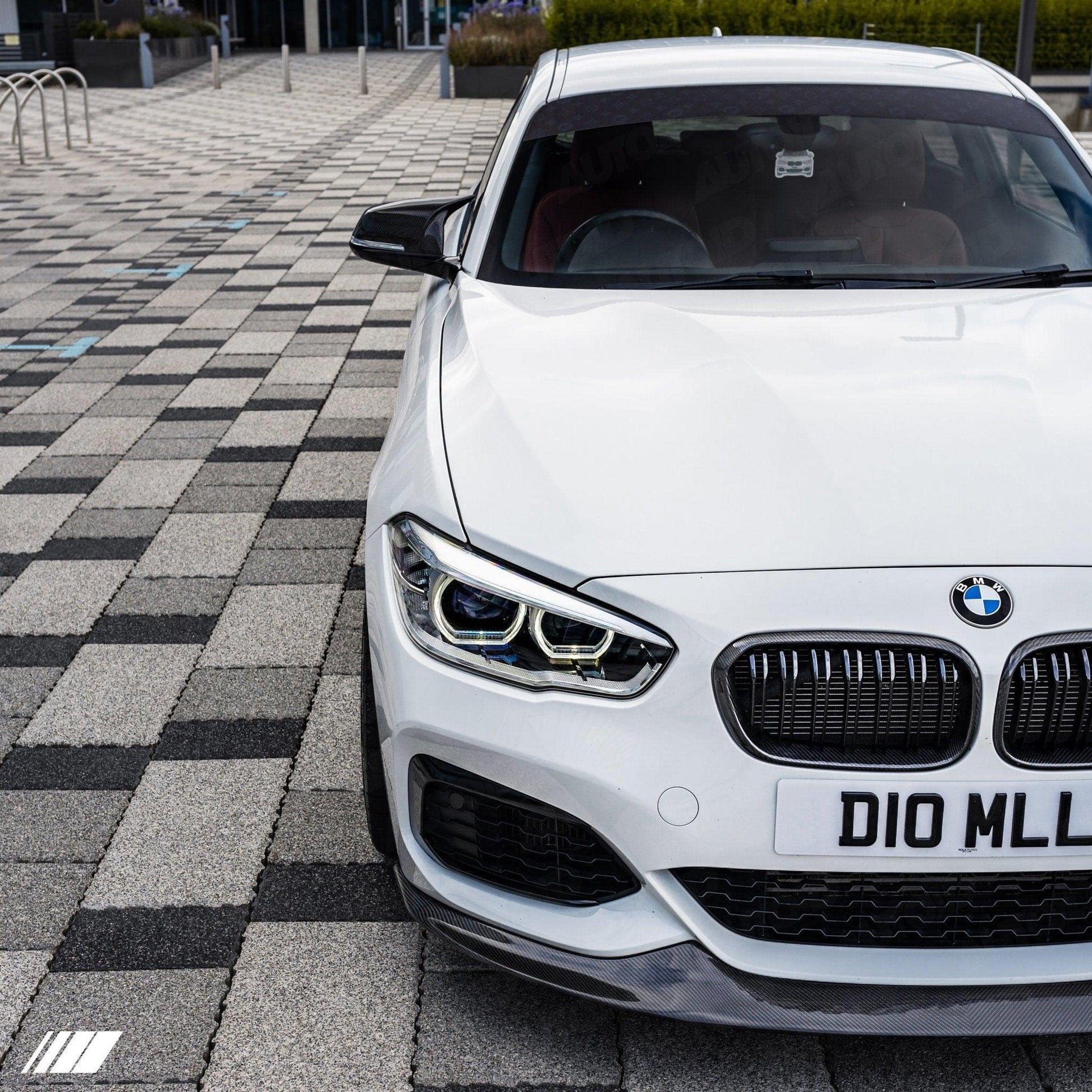 BMW 1 Series F20 F21 LCI Carbon Fibre Double Slat Kidney Grilles by FORM (2015-2019) FORM Industries