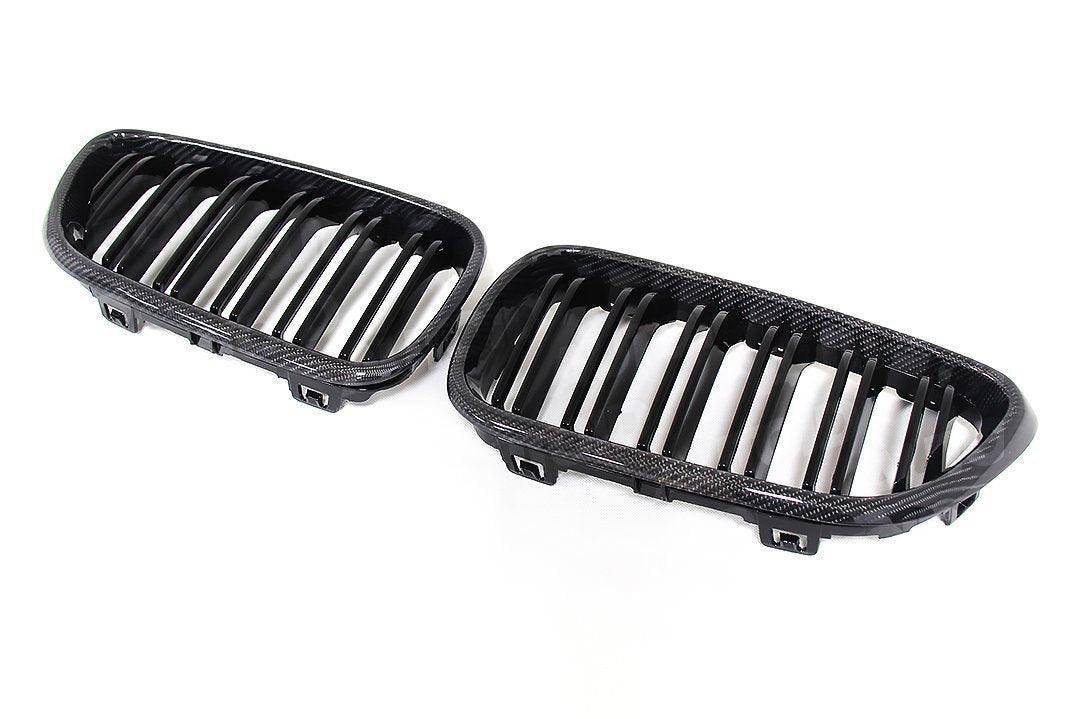 Carbon Fibre Double Slat Kidney Grilles for BMW 2 Series & M2 by FORM (2014-2020, F22 F87) FORM Industries