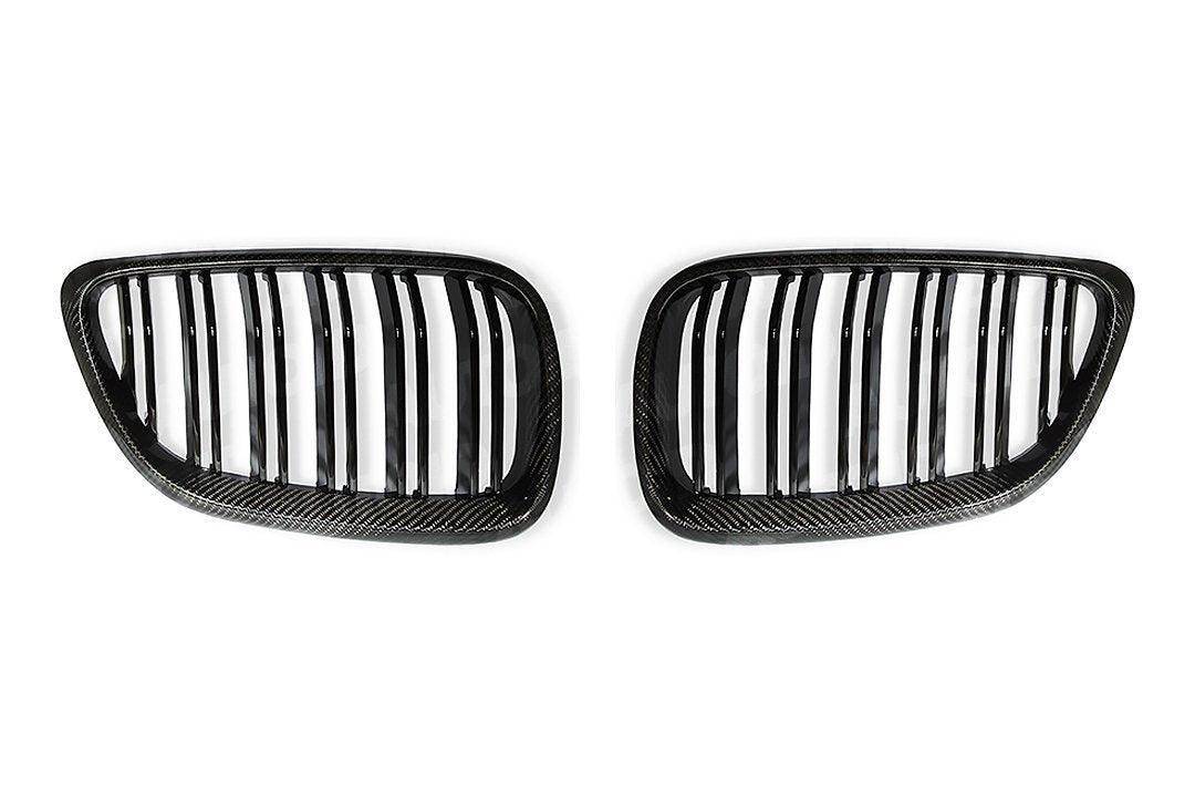 Carbon Fibre Double Slat Kidney Grilles for BMW 2 Series & M2 by FORM (2014-2020, F22 F87) FORM Industries