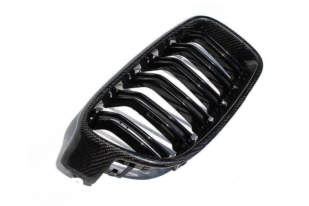 BMW 3 Series F30 F31 Carbon Fibre Double Slat Kidney Grilles by FORM (2012-2019) FORM Industries