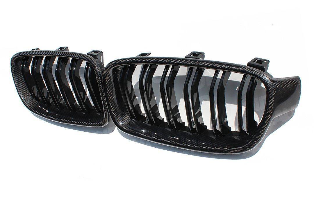 BMW 3 Series F30 F31 Carbon Fibre Double Slat Kidney Grilles by FORM (2012-2019) FORM Industries