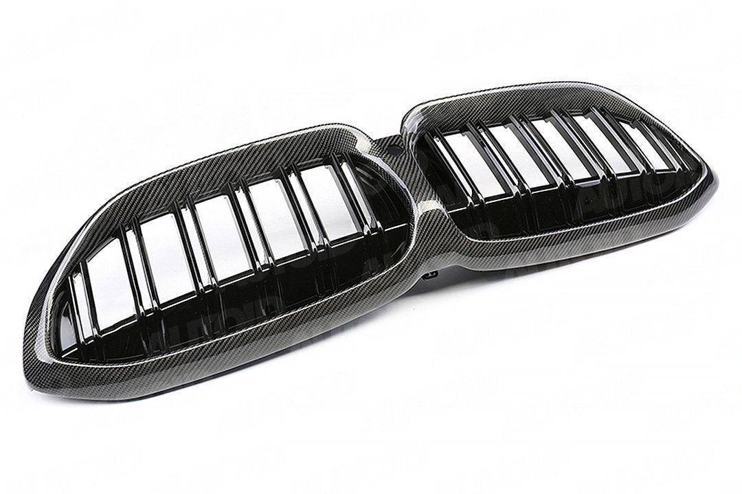 Carbon Fibre Double Slat Kidney Grilles for BMW 3 Series Pre-LCI by FORM (2019-2023, G20 G21) FORM Industries