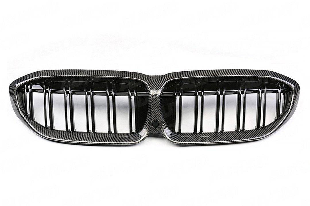 Carbon Fibre Double Slat Kidney Grilles for BMW 3 Series Pre-LCI by FORM (2019-2023, G20 G21) FORM Industries