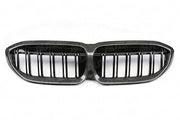 Carbon Fibre Double Slat Kidney Grilles for BMW 3 Series Pre-LCI by FORM (2019-2023, G20 G21) FORM Industries