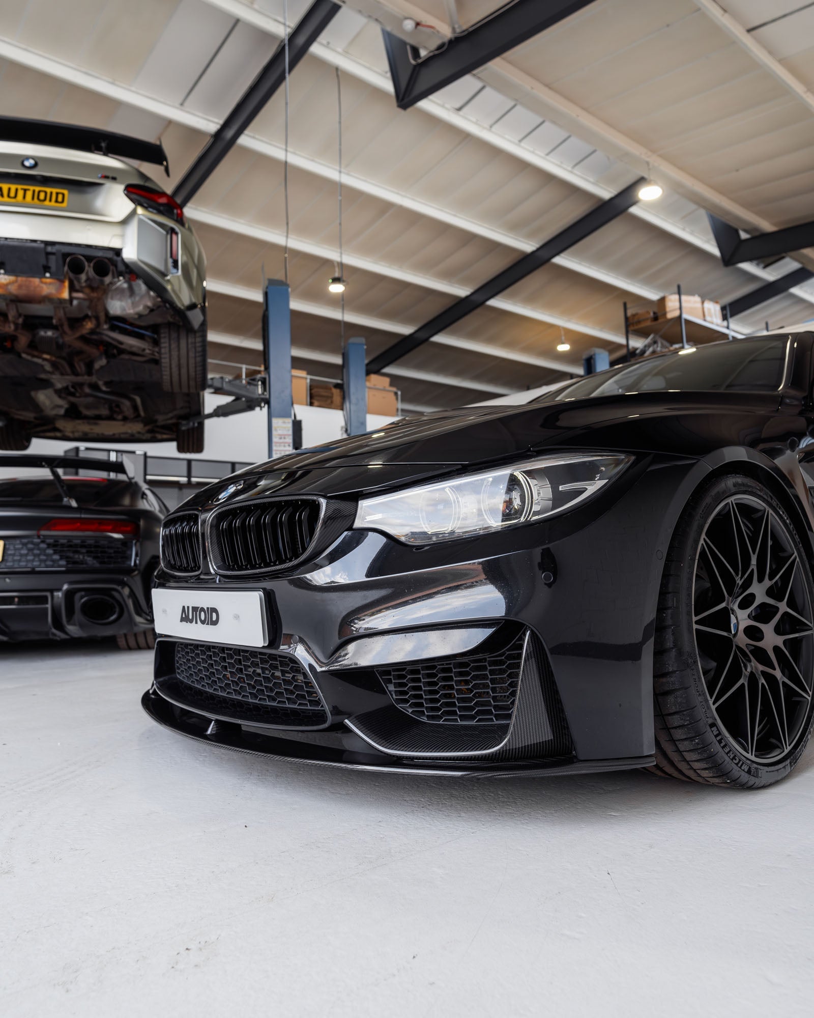Carbon Fibre Double Slat Kidney Grilles for BMW 4 Series, M3 & M4 by FORM (2014-2020, F32 F33 F80 F82 F83) FORM Industries