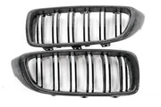 Carbon Fibre Double Slat Kidney Grilles for BMW 4 Series, M3 & M4 by FORM (2014-2020, F32 F33 F80 F82 F83) FORM Industries